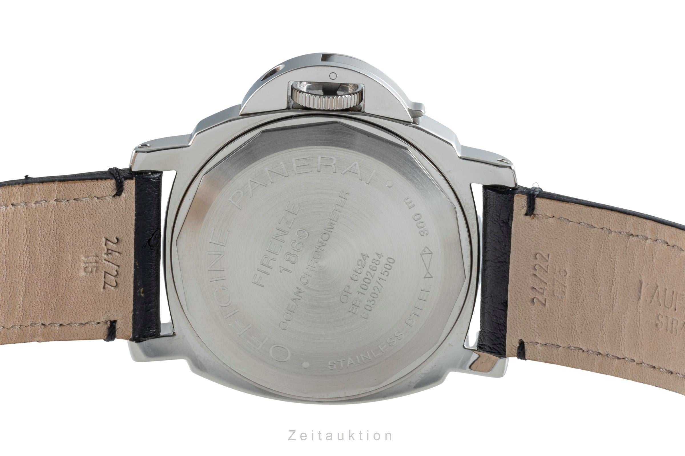 Panerai Luminor GMT acier automatique montre pour hommes PAM00063  [2506177]