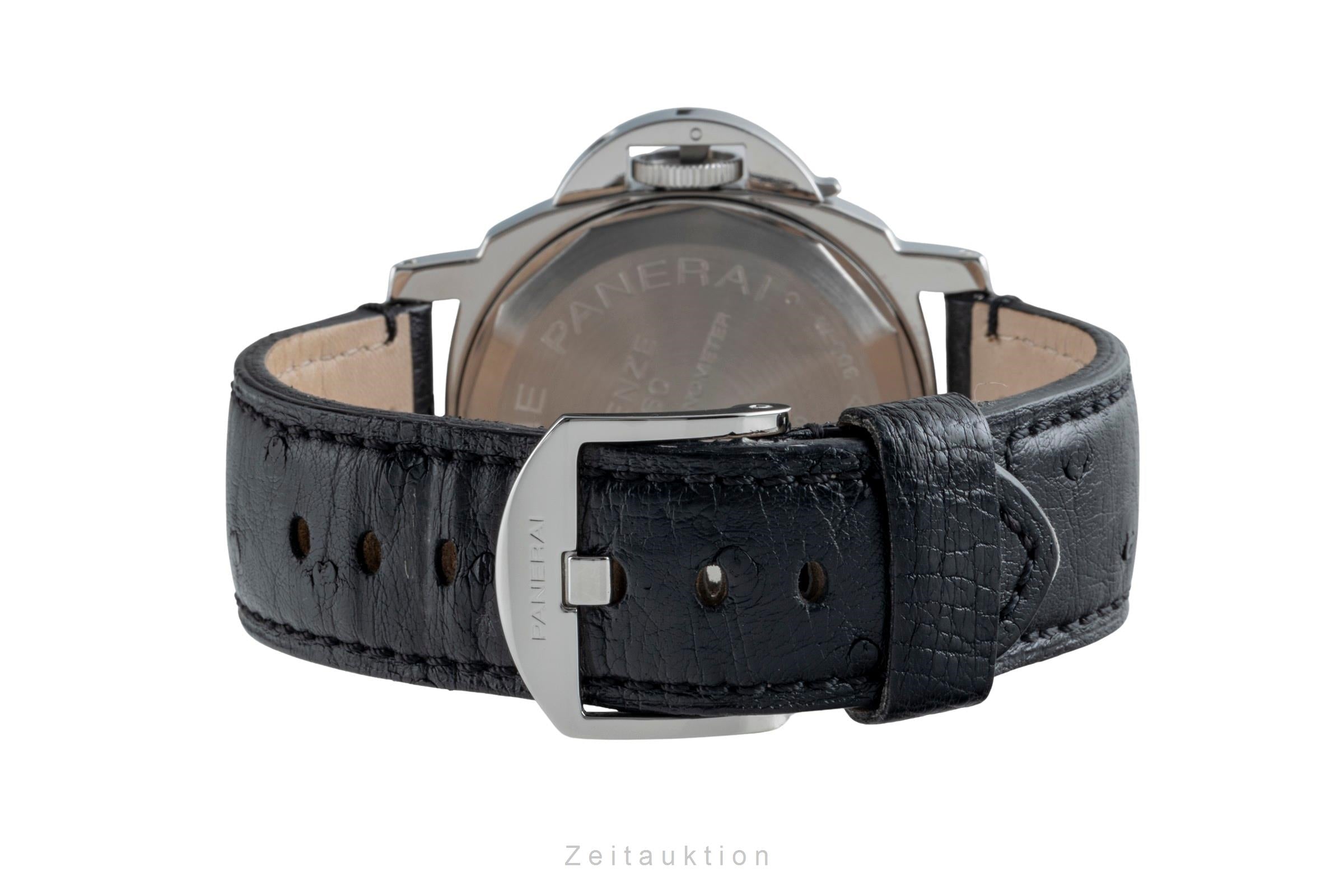 Panerai Luminor GMT acier automatique montre pour hommes PAM00063  [2506177]