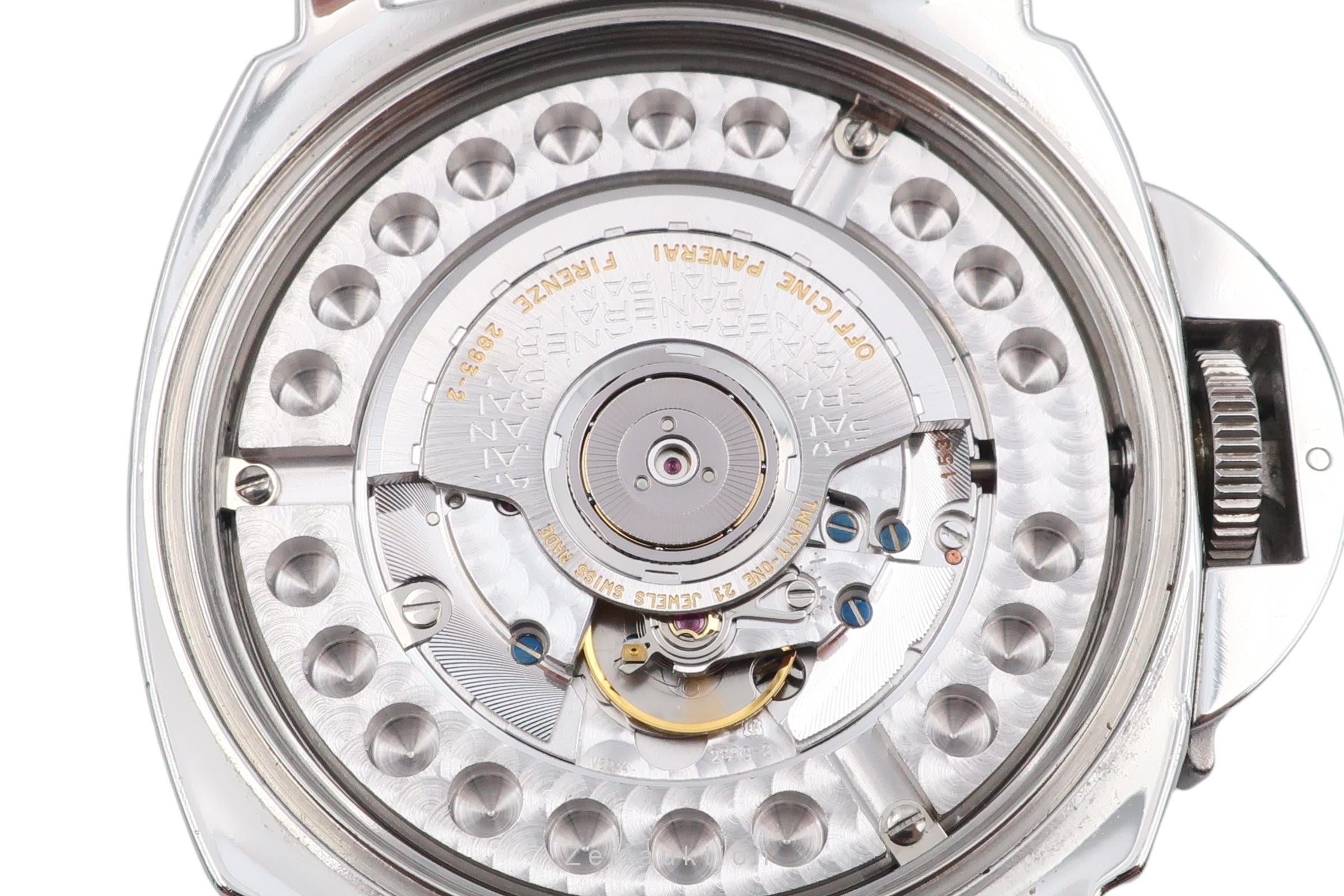 Panerai Luminor GMT acier automatique montre pour hommes PAM00063  [2506177]