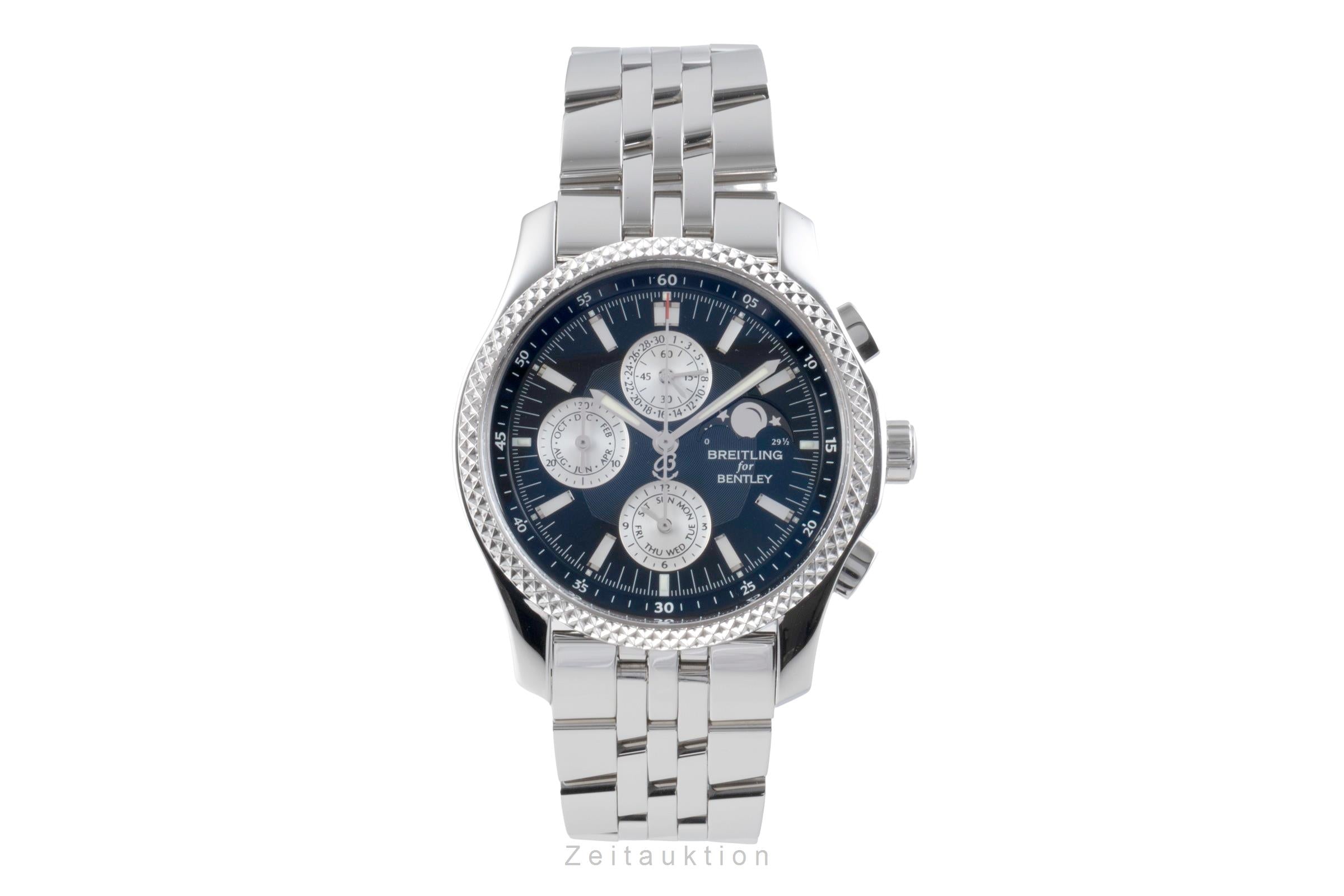 Breitling Bentley Mark VI chronograph steel / platinium automatic men's watch P1936212/B977	  [2506179]