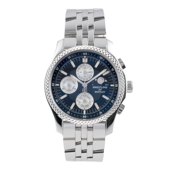 Breitling Bentley Mark VI chronograph steel / platinium automatic men's watch P1936212/B977	  [2506179]