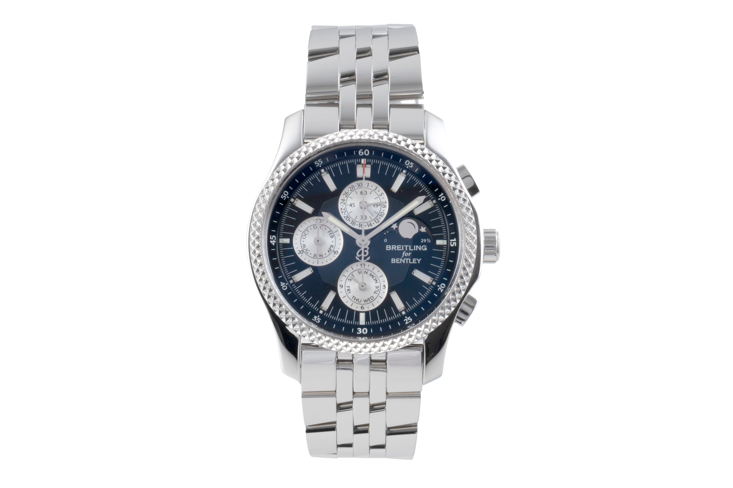 Breitling Bentley Mark VI cronografo acciaio / platino  automatismo orologio da uomo P1936212/B977	  [2506179]