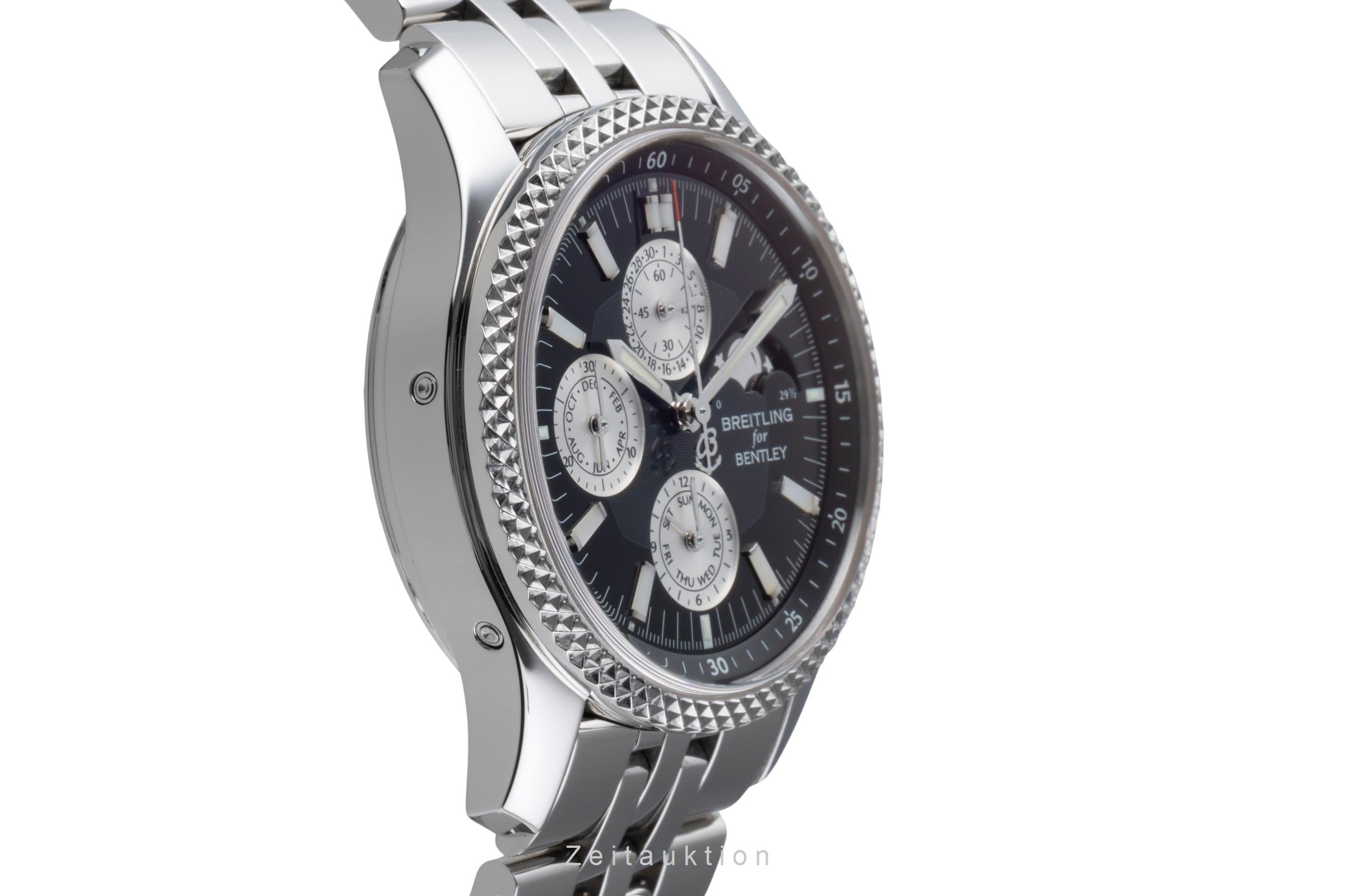 Breitling Bentley Mark VI chronograph steel / platinium automatic men's watch P1936212/B977	  [2506179]