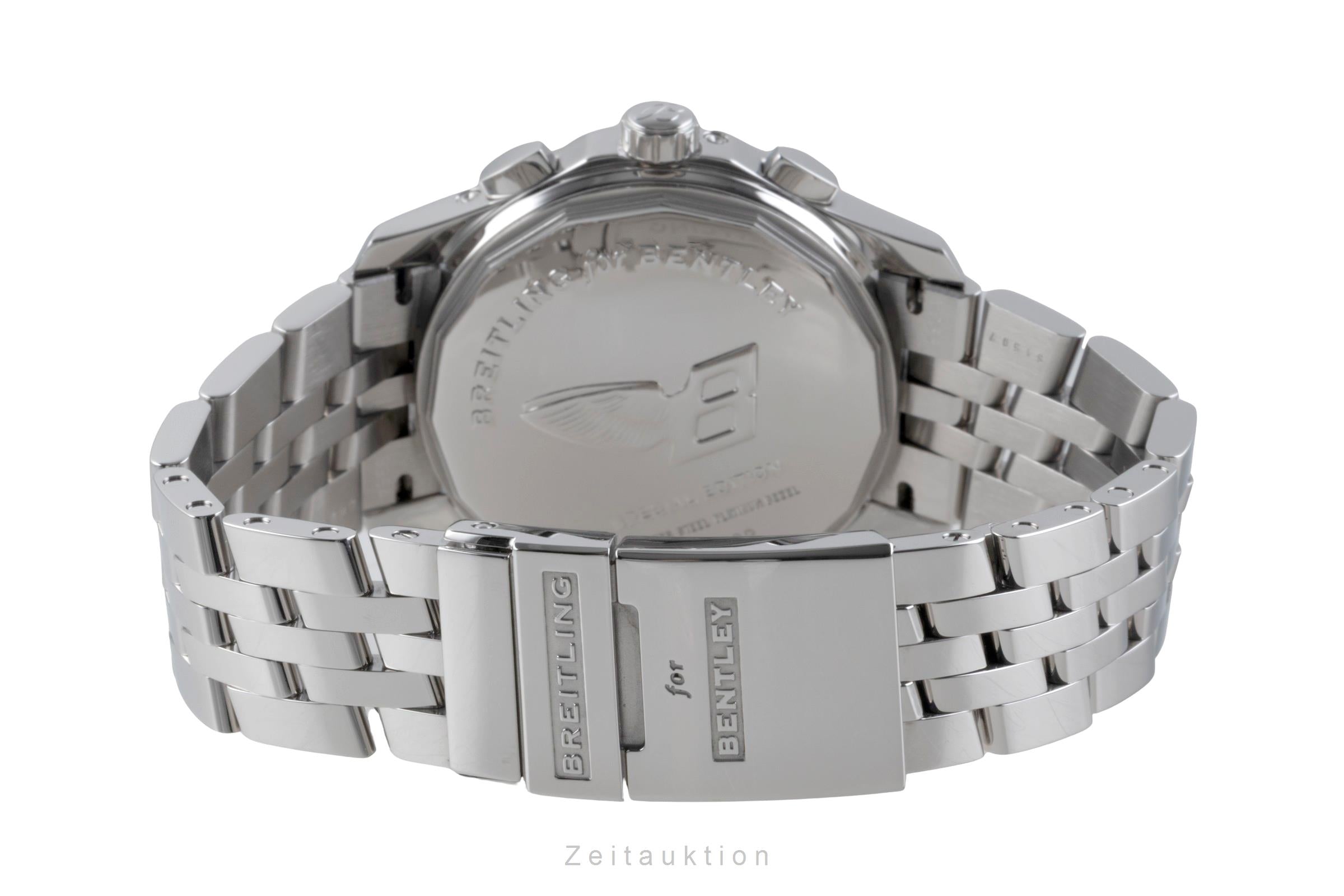 Breitling Bentley Mark VI chronograph steel / platinium automatic men's watch P1936212/B977	  [2506179]