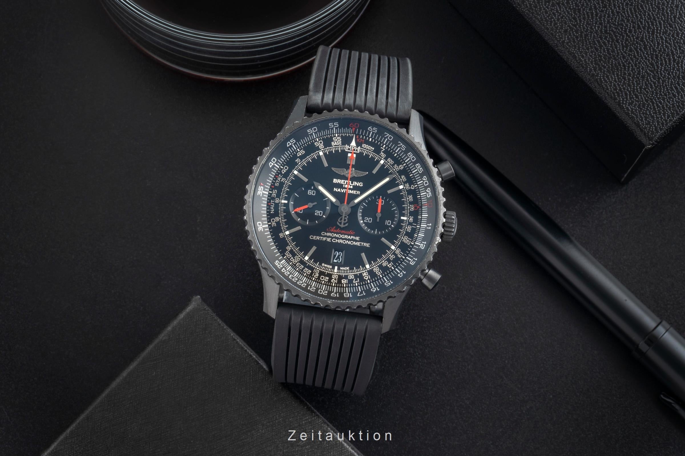 Breitling Navitimer 01 chronographe acier automatique montre pour hommes MB012822/BE51  [2506181]