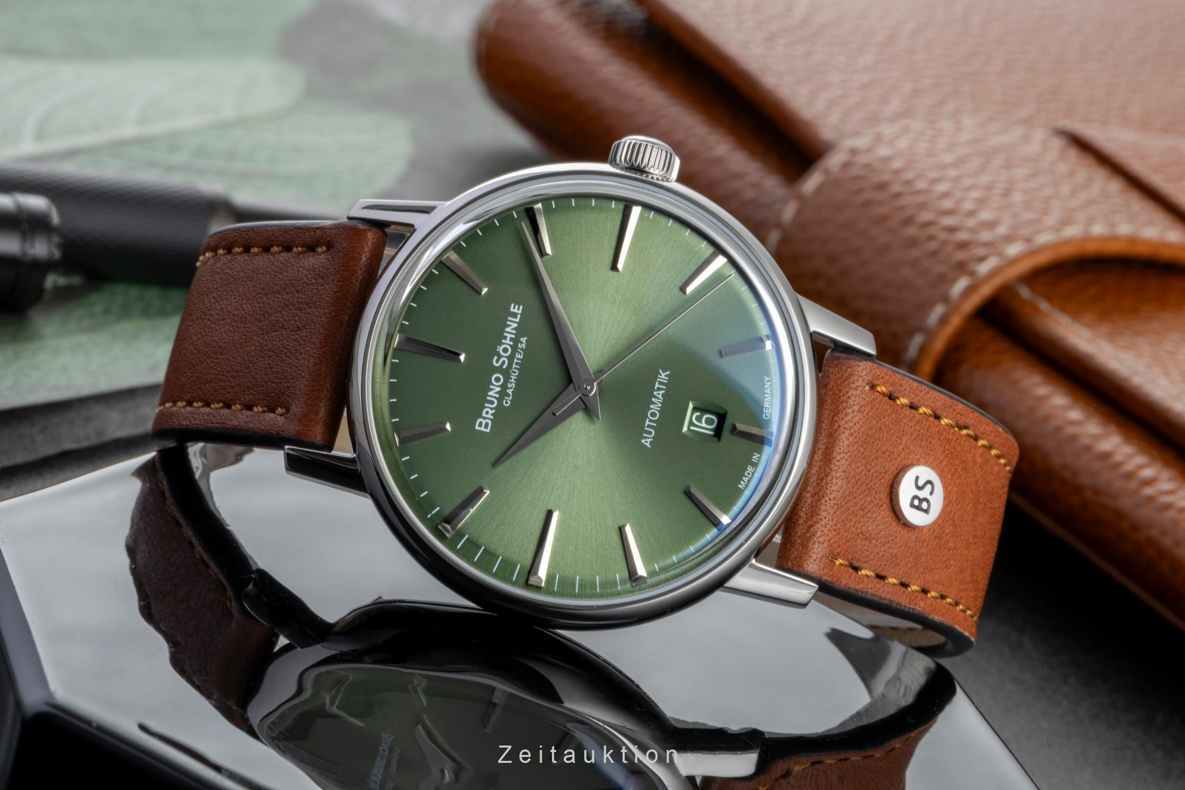 Bruno Söhnle Glashütte acero automático reloj para caballeros 17-12236-411  [2506182]