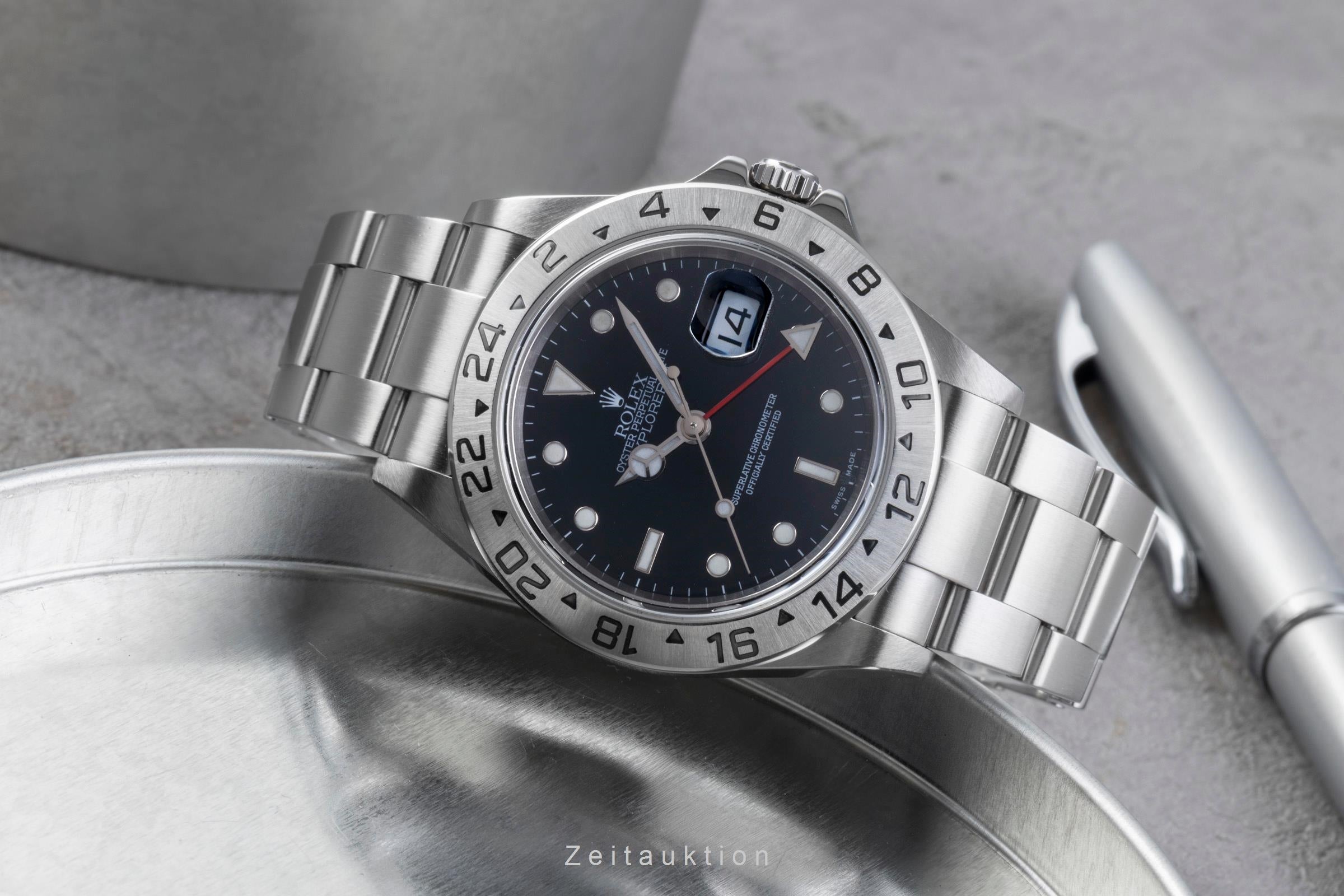 Rolex Explorer II steel automatic men's watch 16570 T  [2506184]