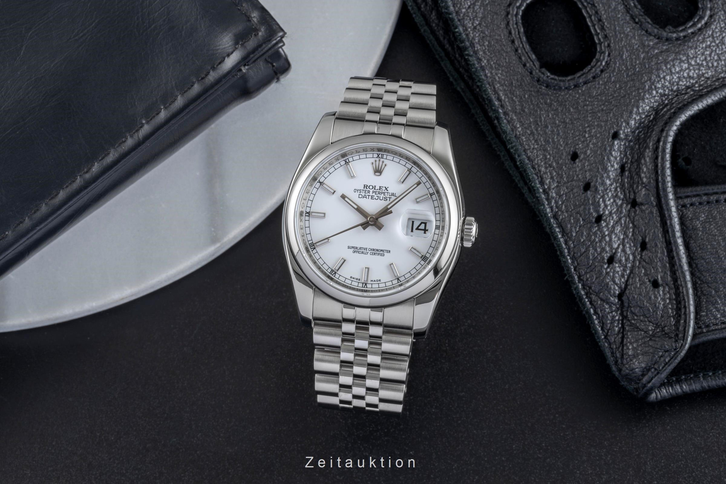 Rolex Datejust 36 Silver Dial Oyster Edelstahl Automatik Herren Ref. 116200  [2506185]