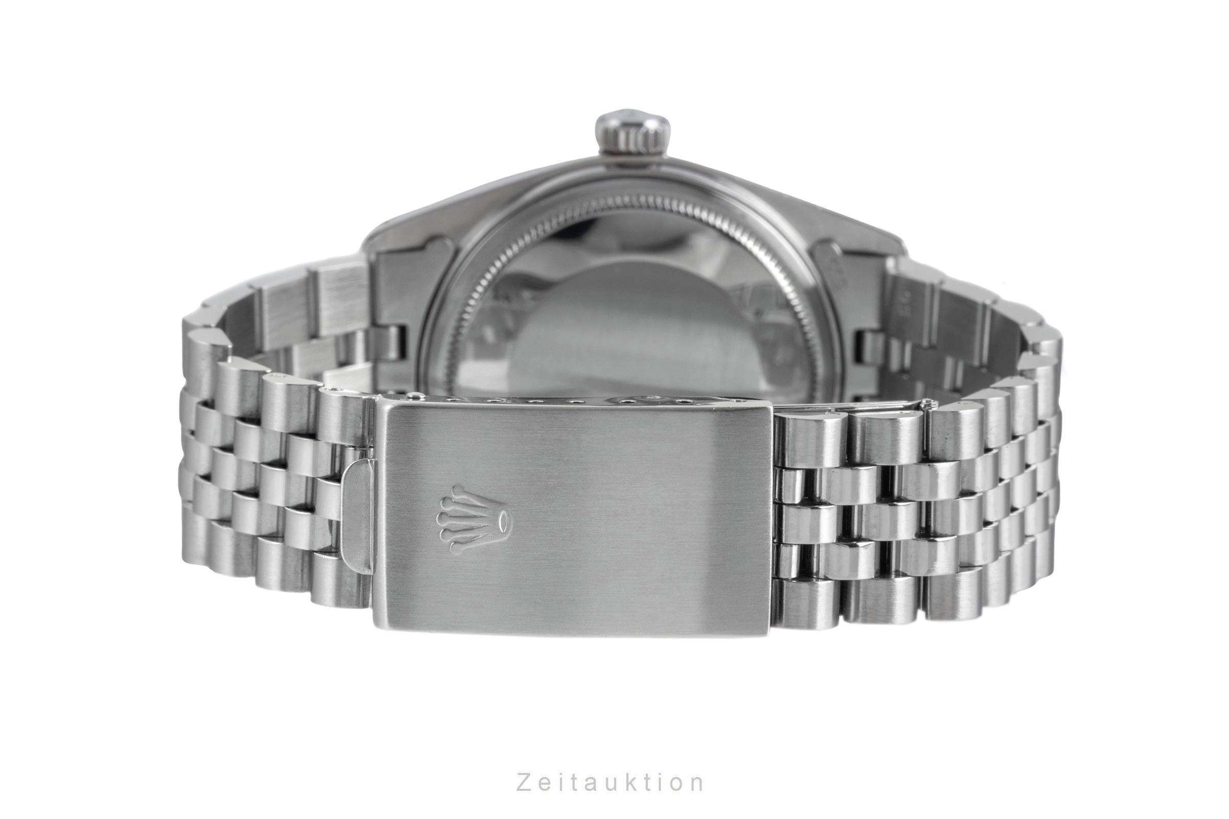 Rolex Datejust 36 Black Dial Edelstahl Automatik Herrenuhr Ref. 16030 Vintage [2506187]