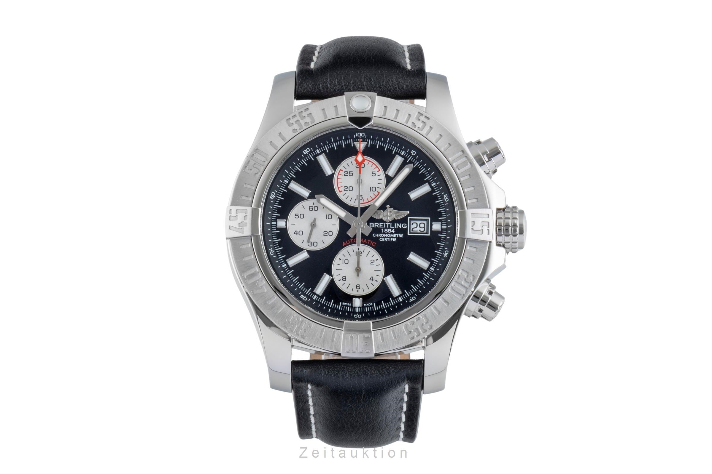 Breitling Super Avenger II cronógrafo acero automático reloj para caballeros A13371  [2506190]