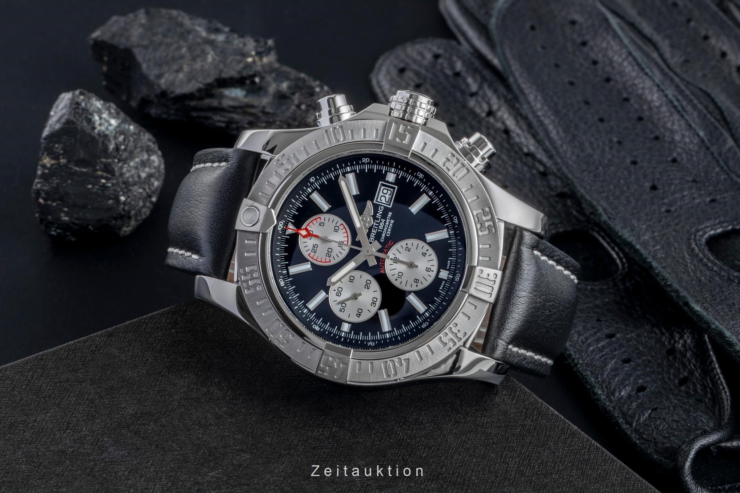 Breitling Super Avenger II cronógrafo acero automático reloj para caballeros A13371  [2506190]