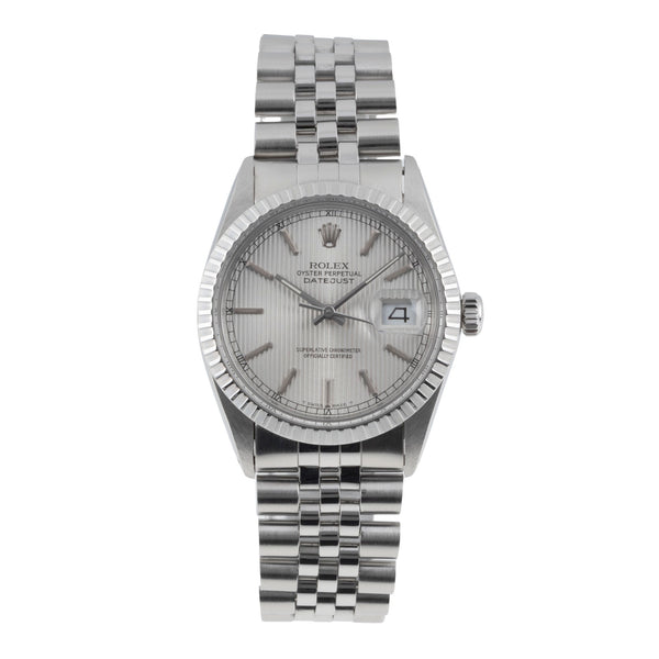 Rolex Datejust acciaio automatismo orologio da uomo 16030  [2506191]