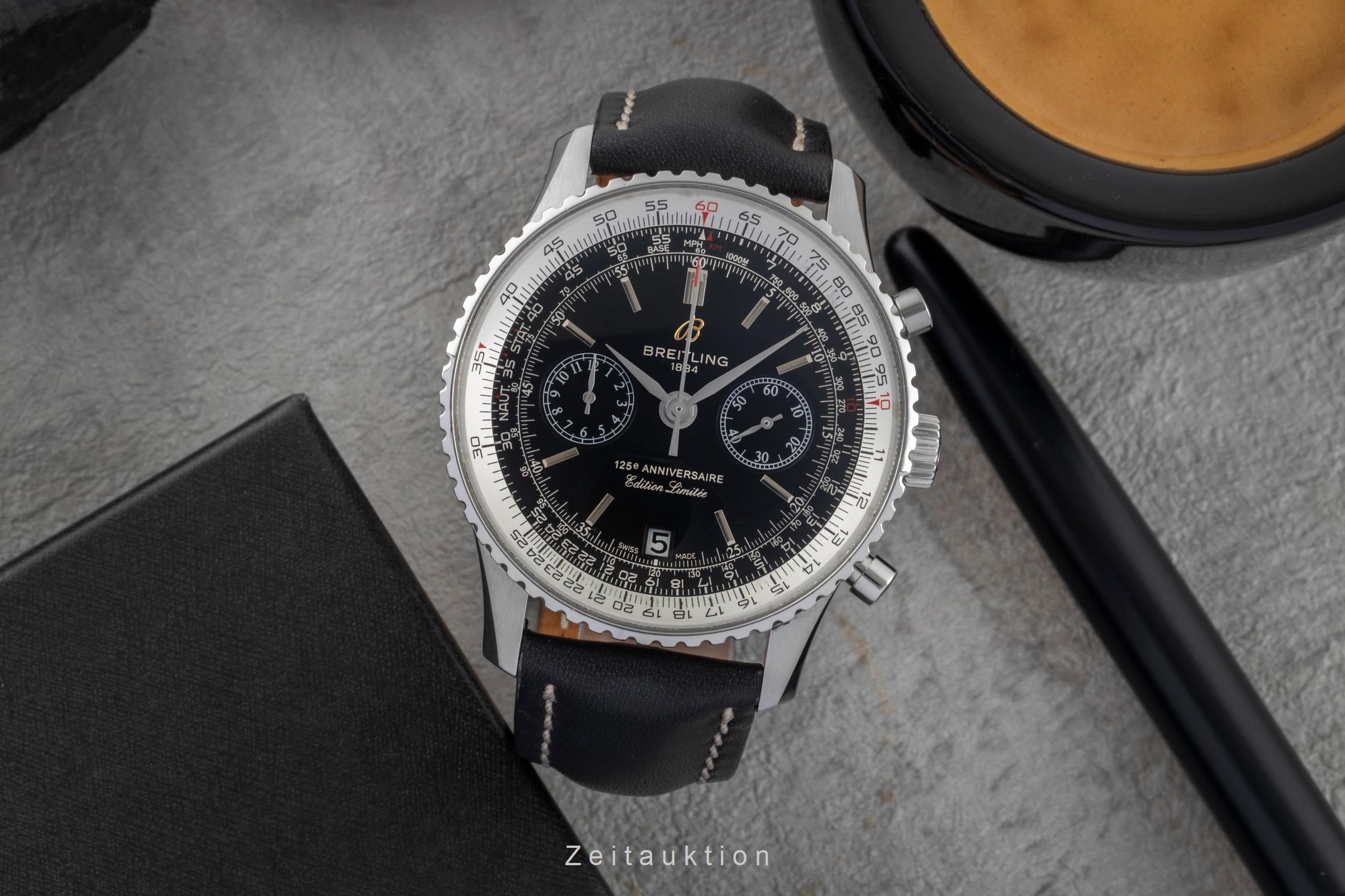 Breitling Navitimer chronograph steel automatic men's watch A26322 Limited  [2506192]