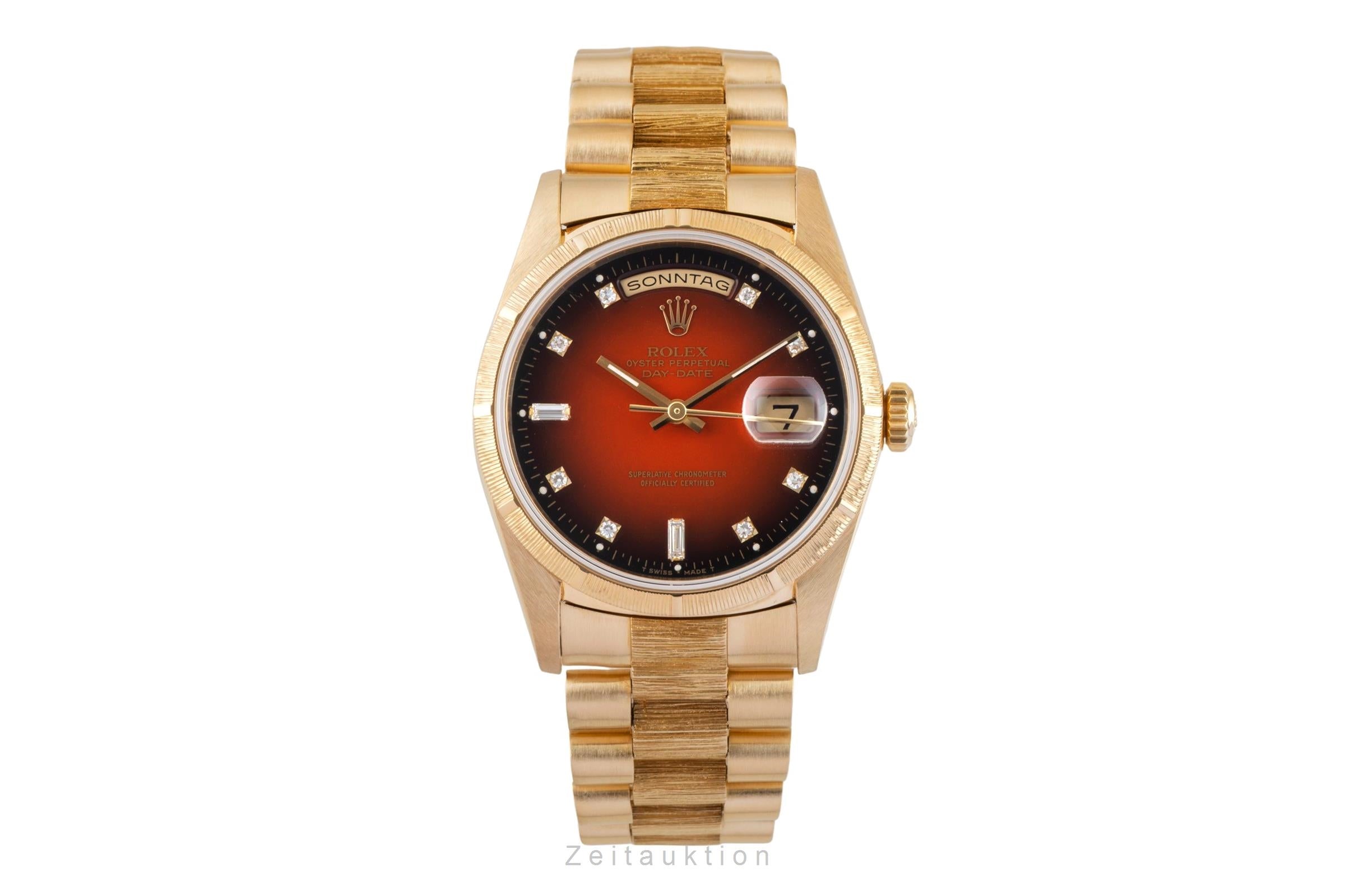 アート・デザイン・音楽 STUNNING HOUSES Rolex Day-Date oro de 18 quilates automático Kal. 3155 Ref. 18248