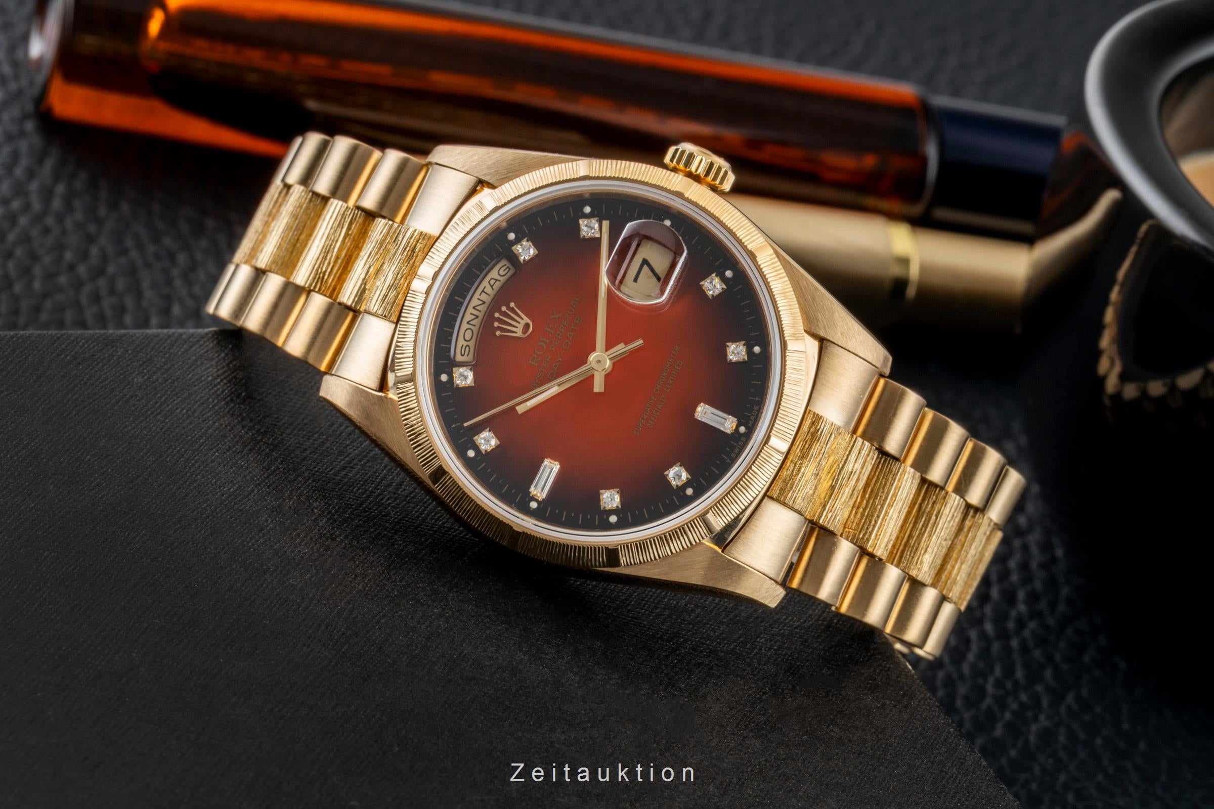 アート・デザイン・音楽 STUNNING HOUSES Rolex Day-Date oro de 18 quilates automático Kal. 3155 Ref. 18248