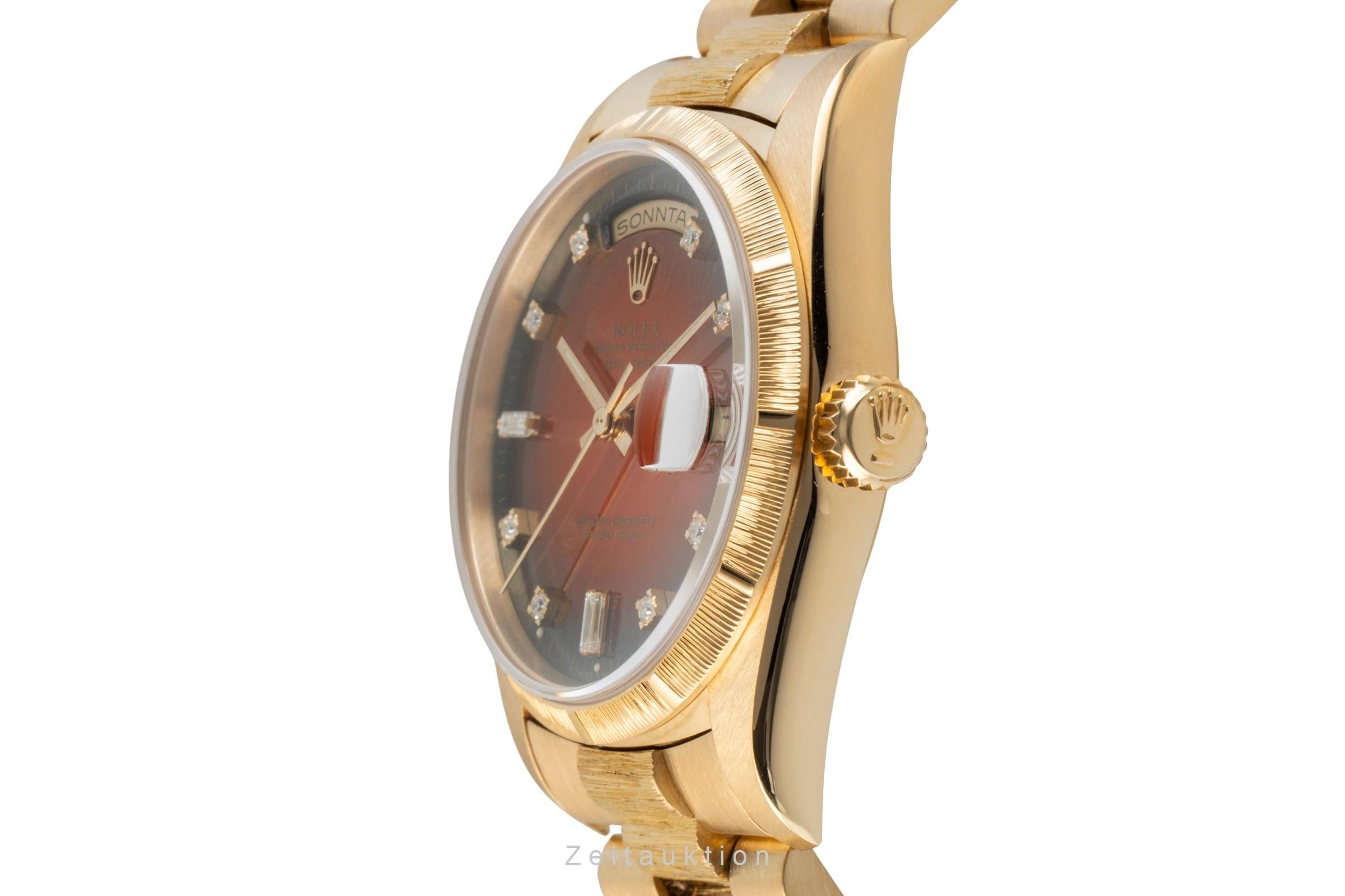 アート・デザイン・音楽 STUNNING HOUSES Rolex Day-Date oro de 18 quilates automático Kal. 3155 Ref. 18248
