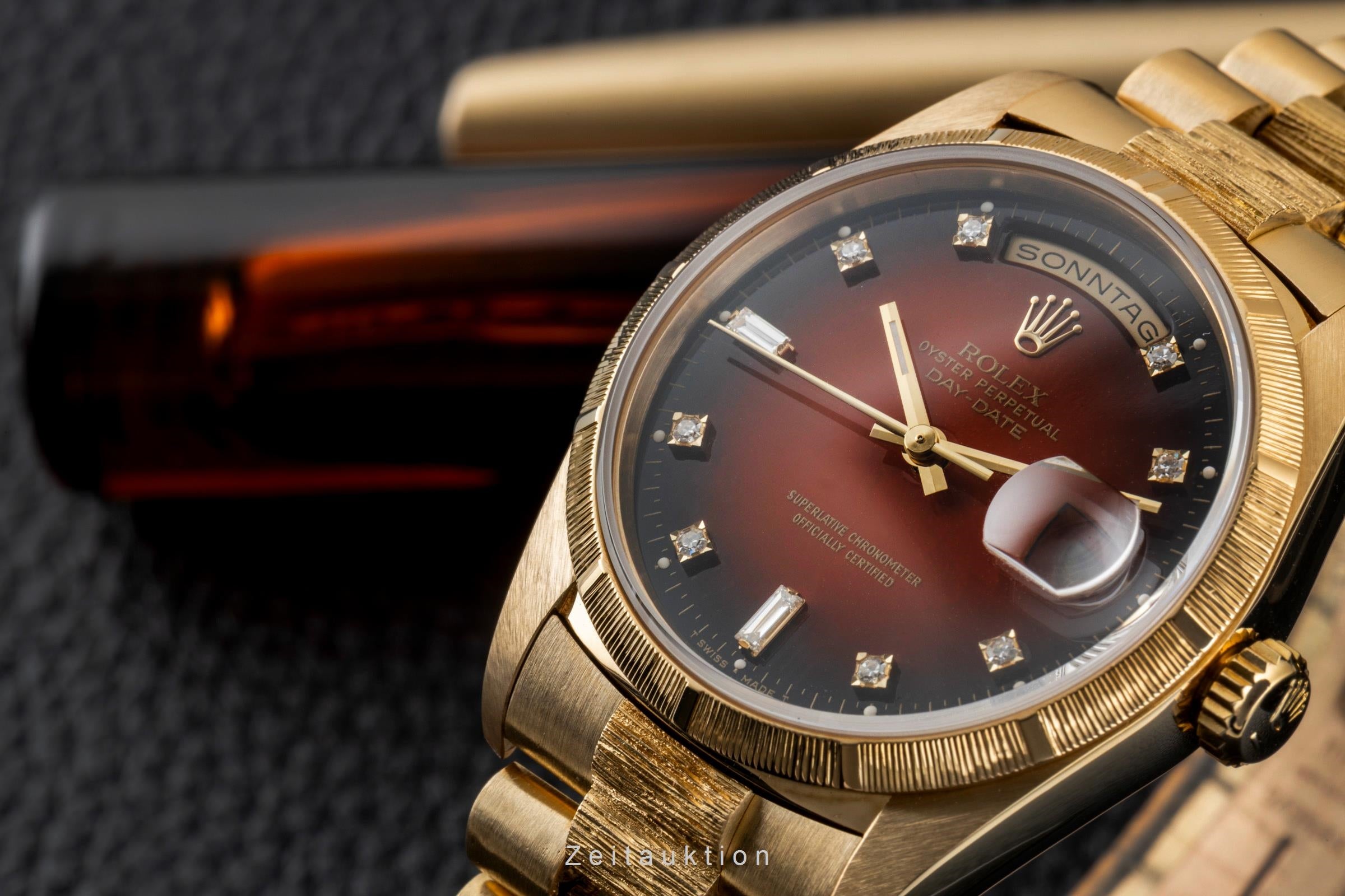 アート・デザイン・音楽 STUNNING HOUSES Rolex Day-Date oro de 18 quilates automático Kal. 3155 Ref. 18248