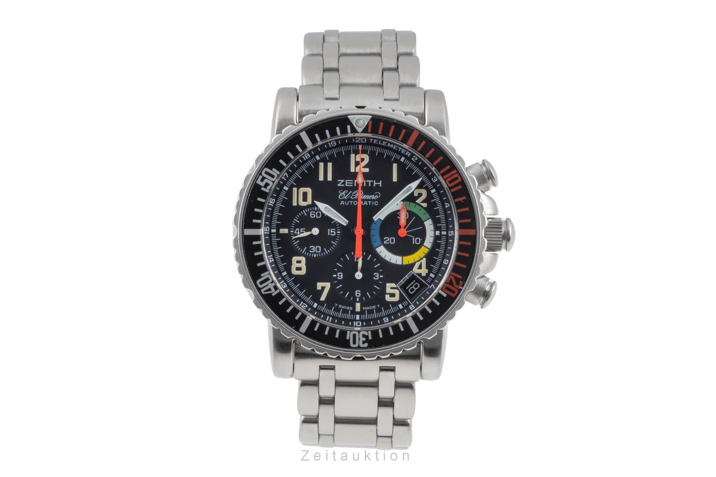 Zenith El Primero cronógrafo acero automático reloj para caballeros 01.0480.405  [2506195]