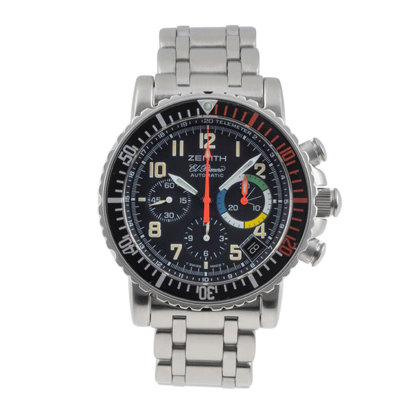 Zenith El Primero cronógrafo acero automático reloj para caballeros 01.0480.405  [2506195]