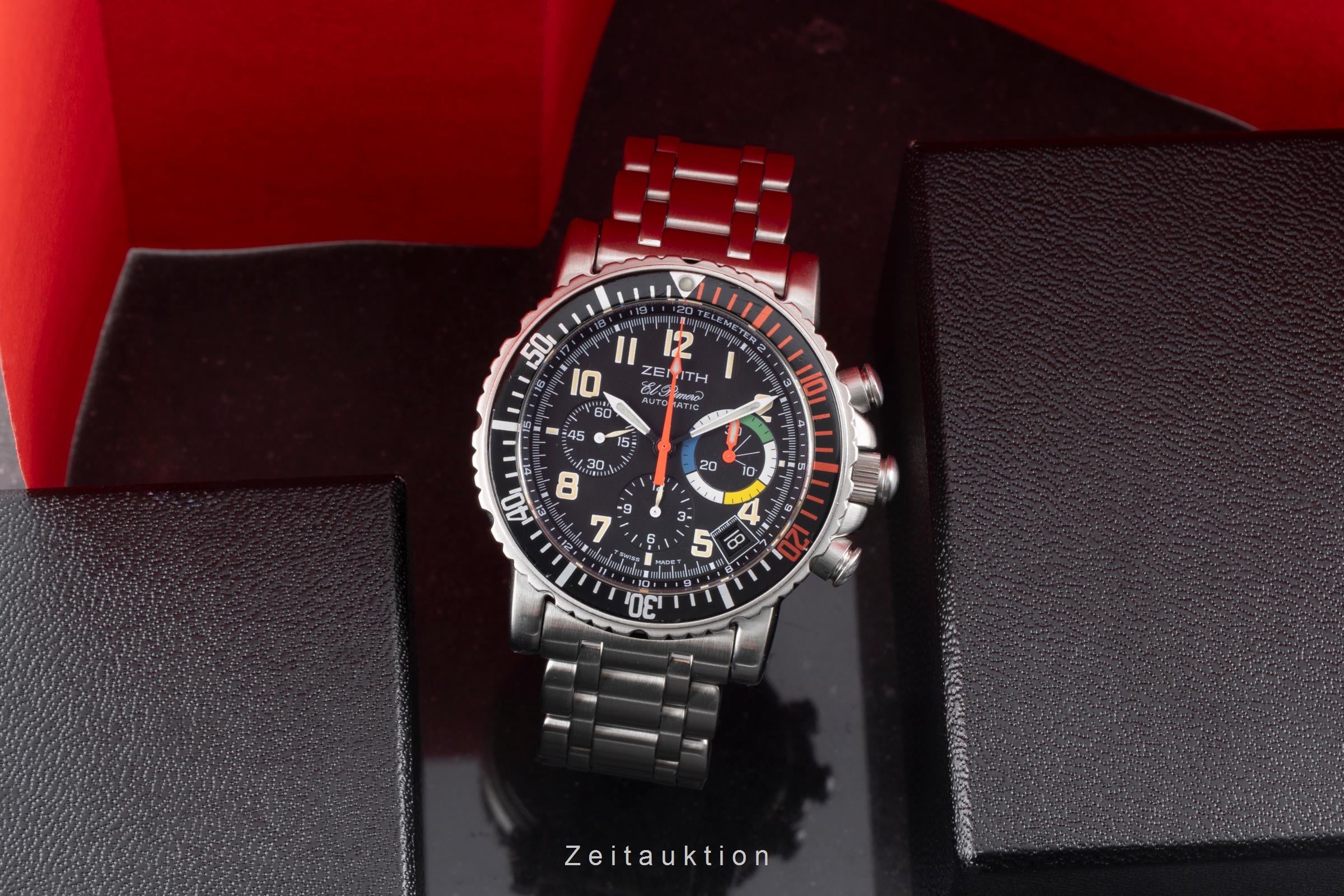 Zenith El Primero cronógrafo acero automático reloj para caballeros 01.0480.405  [2506195]