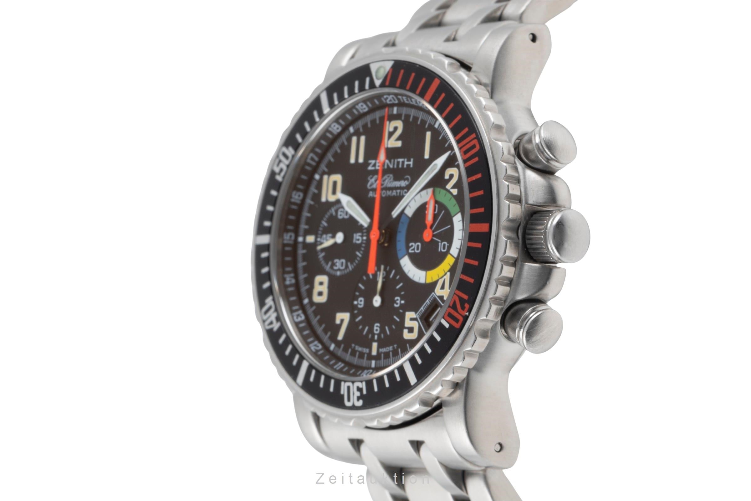 Zenith El Primero chronograph steel automatic Kal. 405 Ref