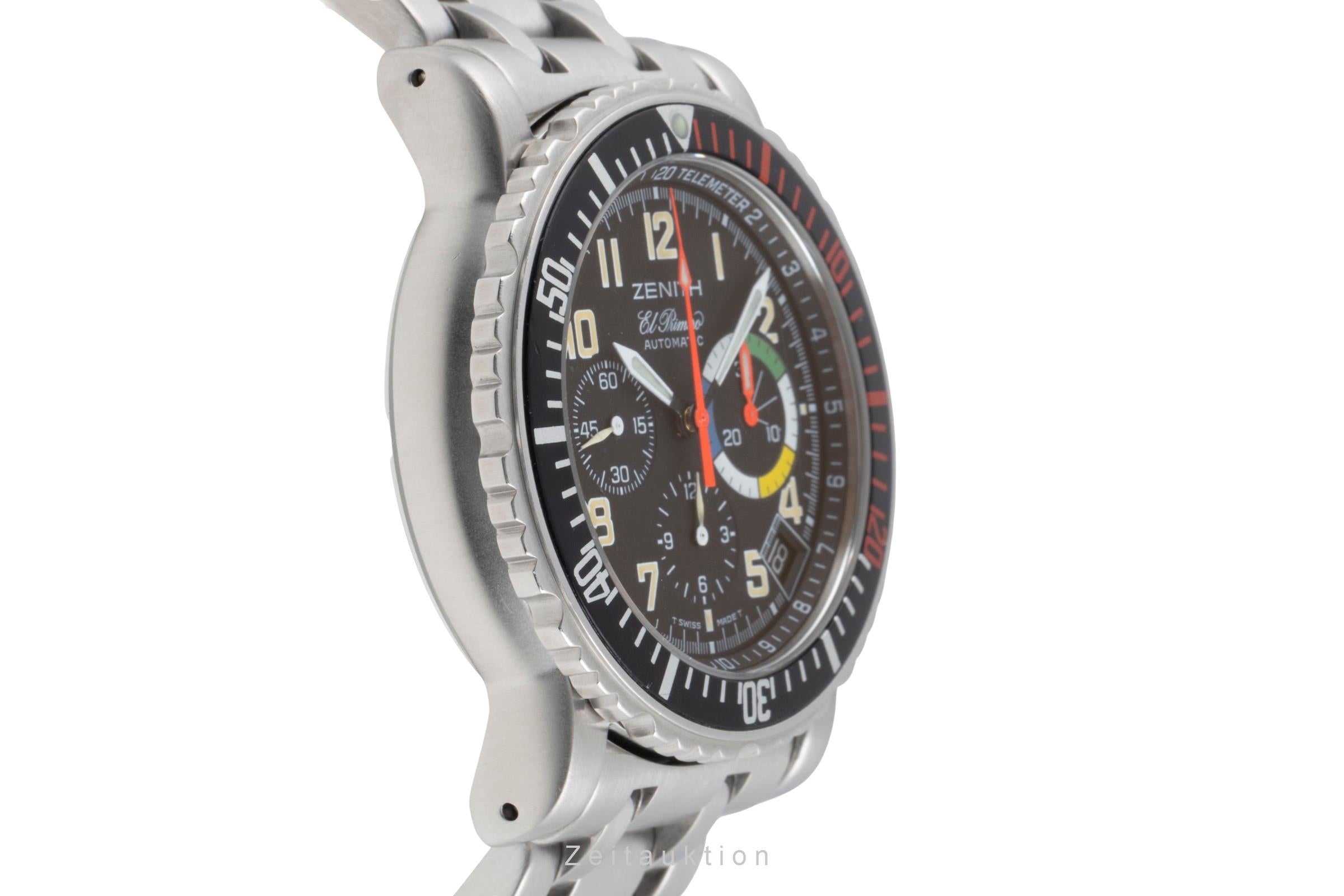 Zenith El Primero cronógrafo acero automático reloj para caballeros 01.0480.405  [2506195]