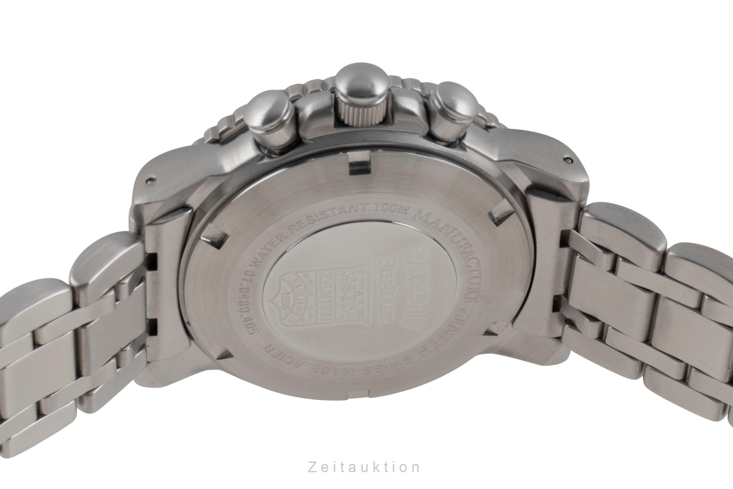 Zenith El Primero cronógrafo acero automático reloj para caballeros 01.0480.405  [2506195]