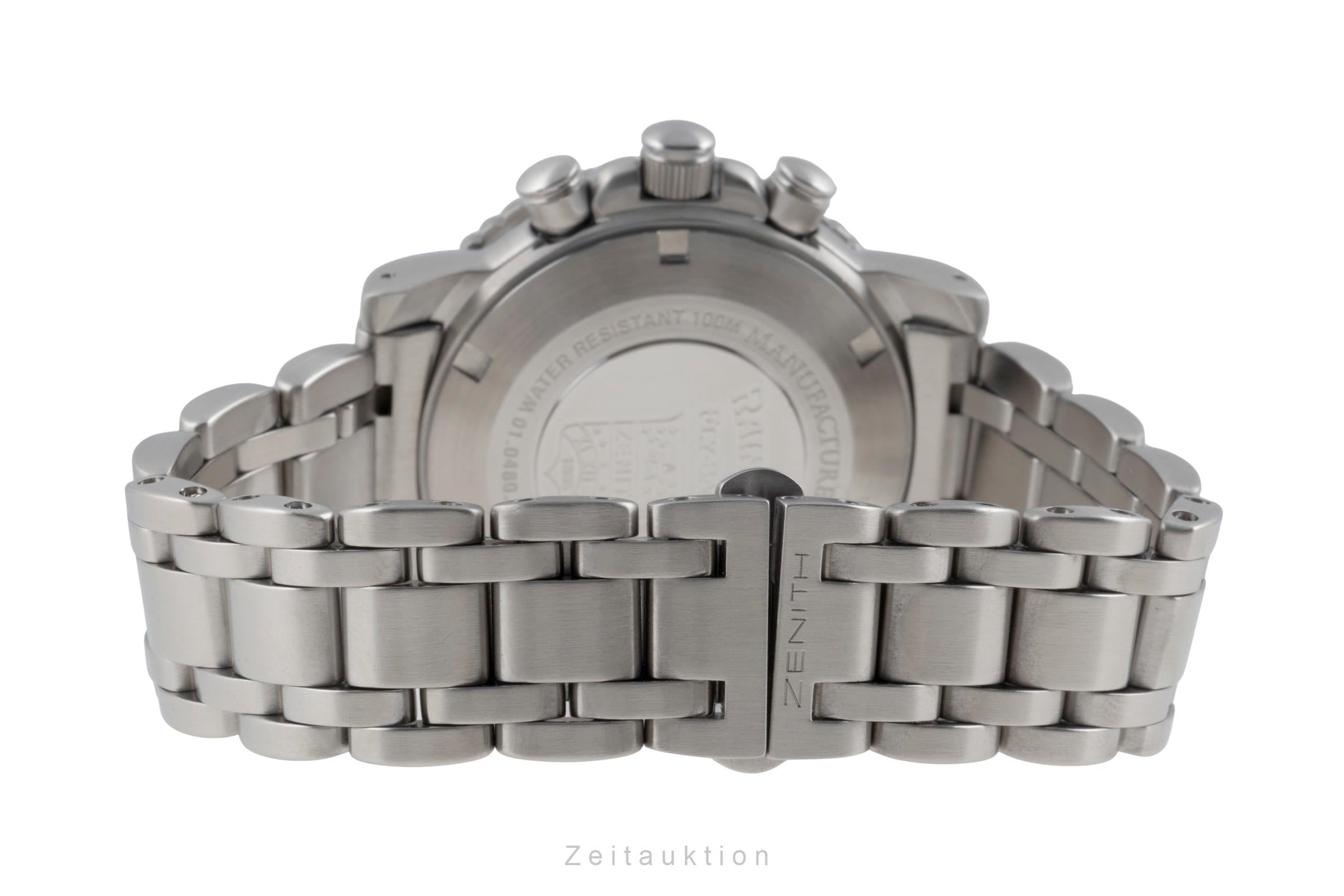 Zenith El Primero cronógrafo acero automático reloj para caballeros 01.0480.405  [2506195]