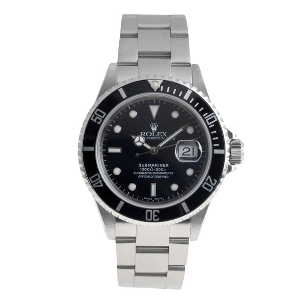 Rolex Submariner steel automatic men's watch 16610  [2506197]