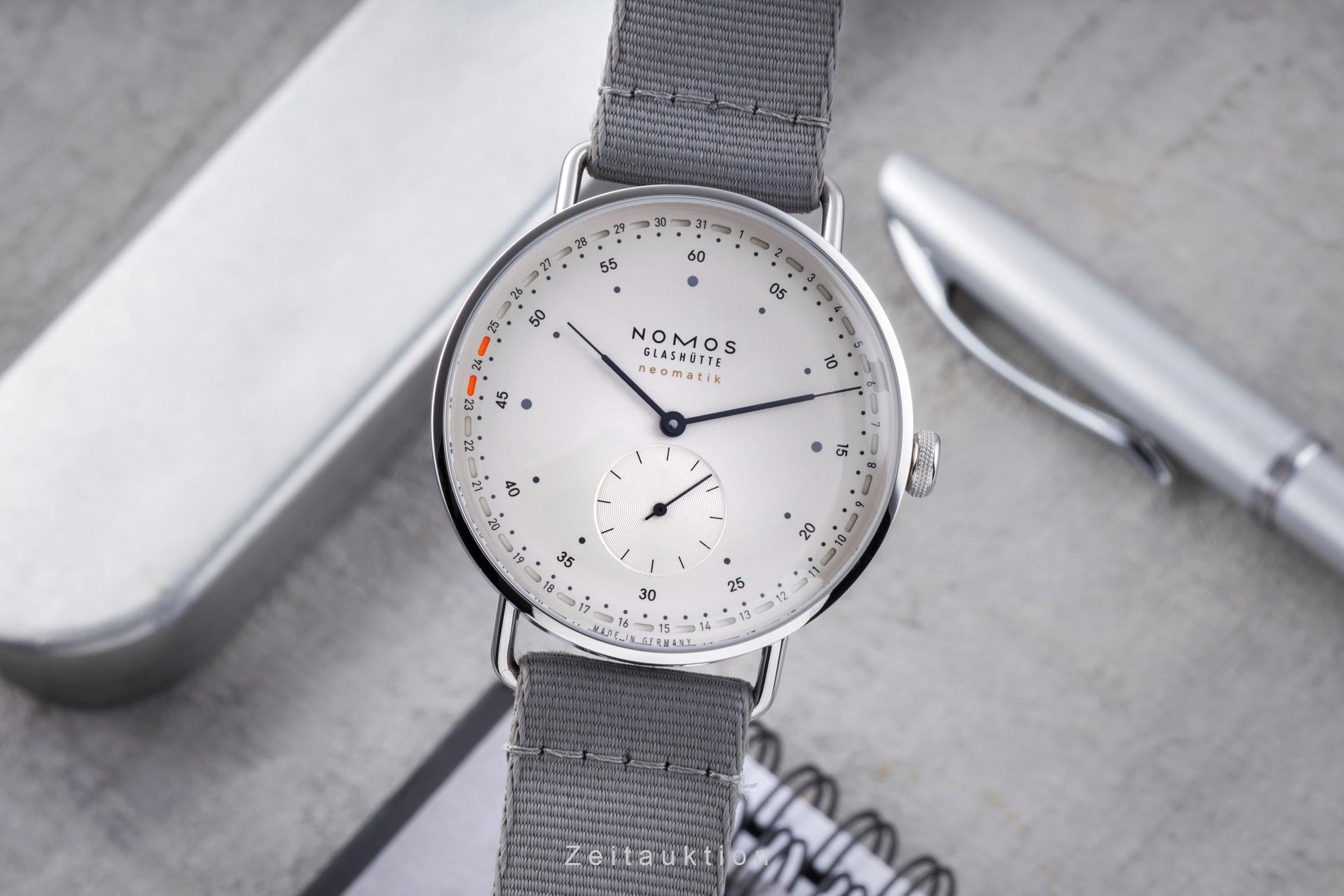 Nomos Metro steel automatic men's watch 1165  [2506198]