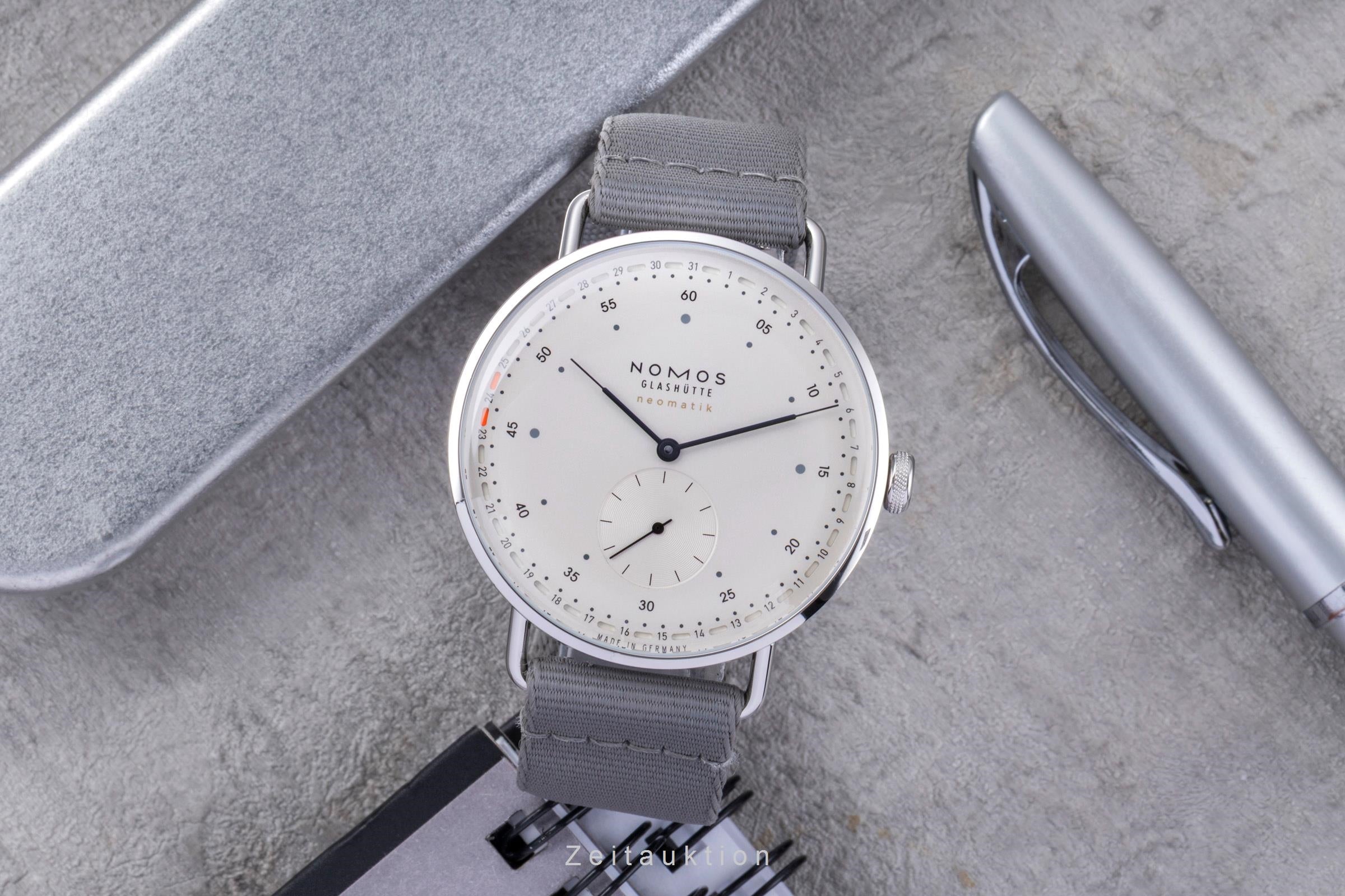 Nomos Metro steel automatic men's watch 1165  [2506198]