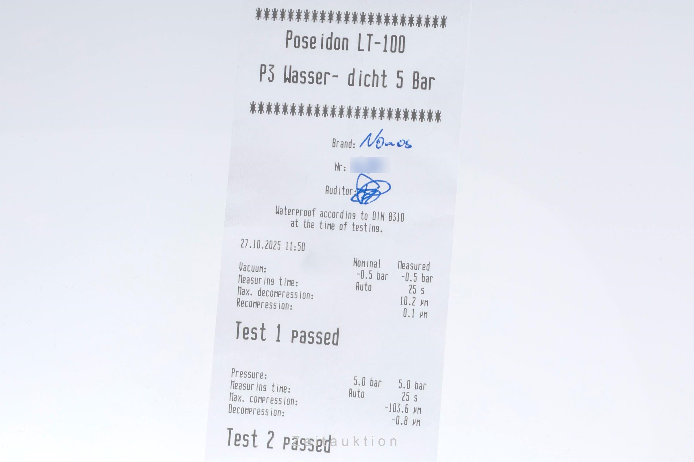 Nomos Metro steel automatic men's watch 1165  [2506198]