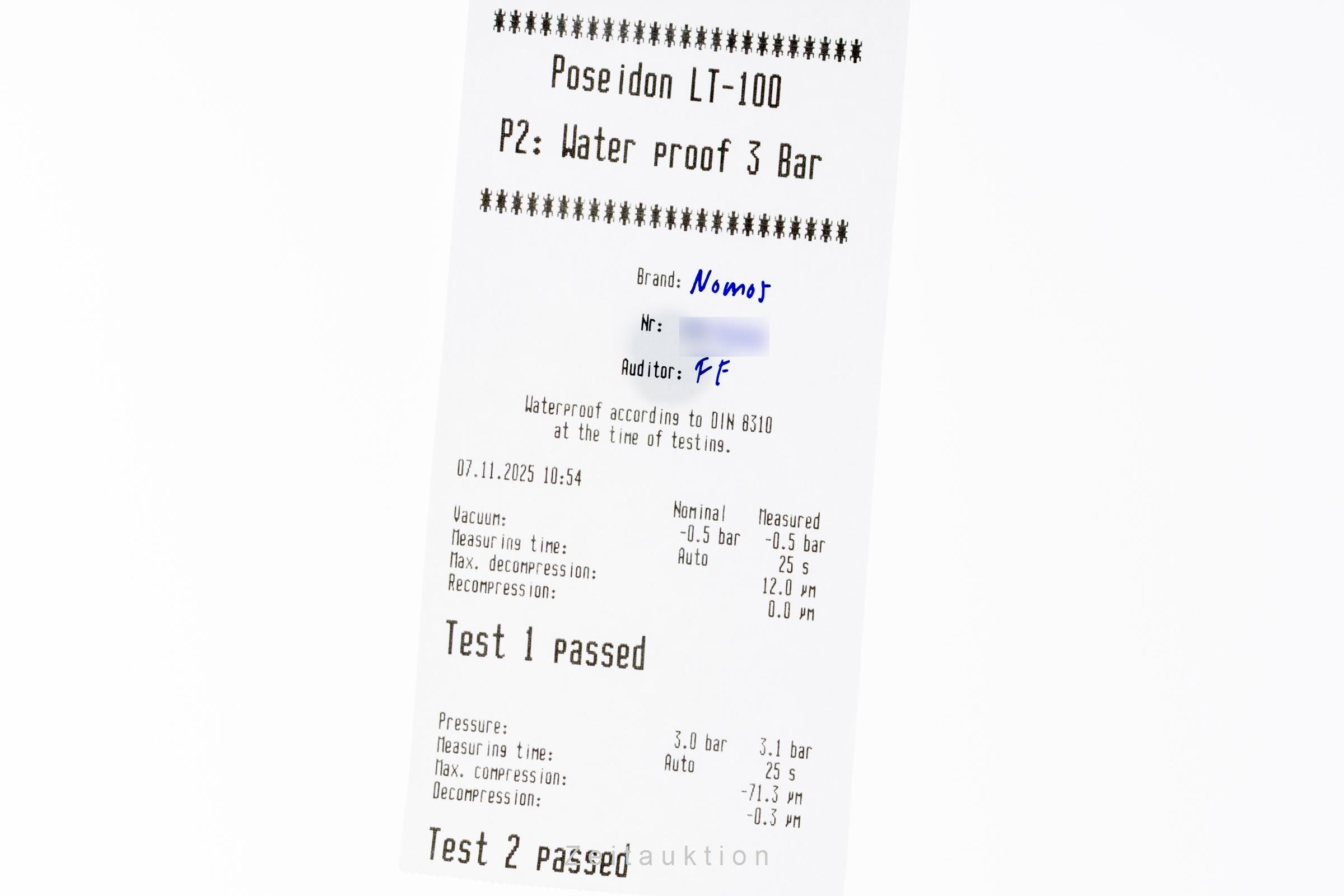 Nomos Tangomat acier automatique montre pour hommes 603  [2506199]