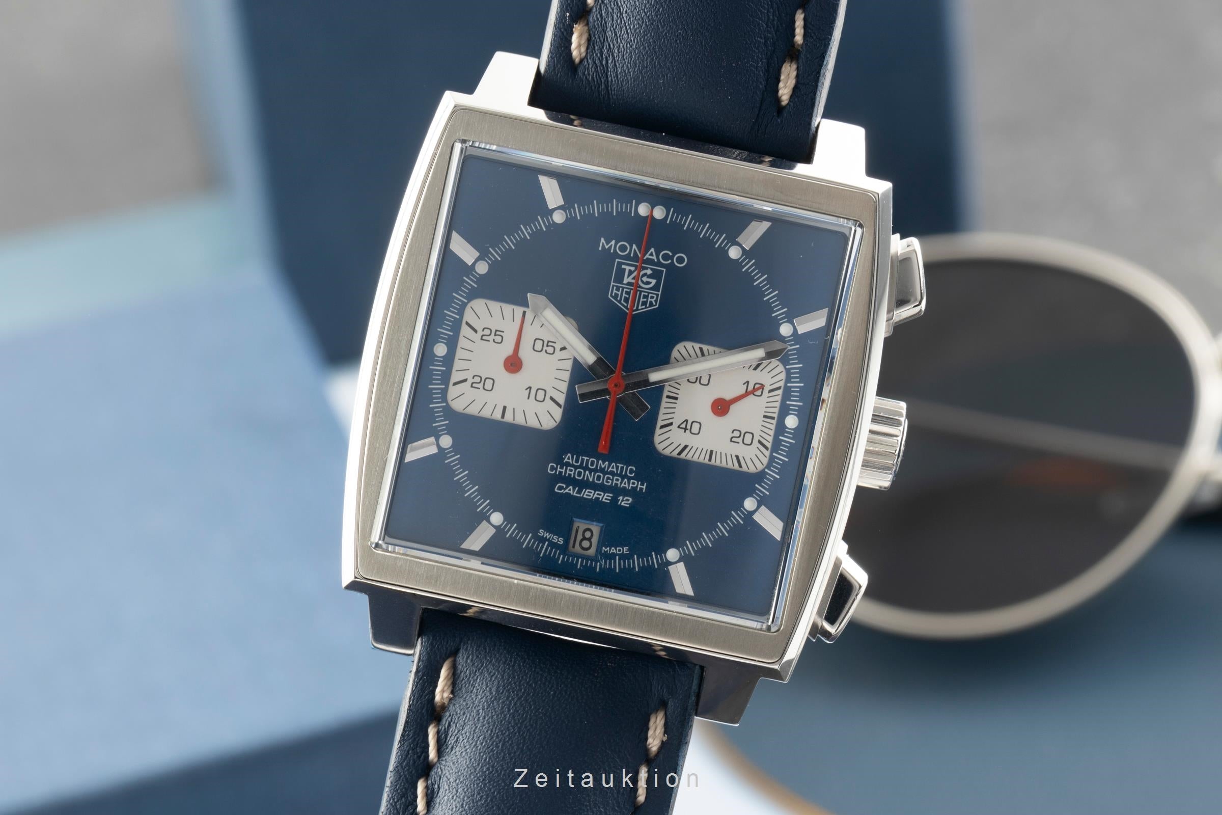 Tag Heuer Monaco Chronograph Stahl Automatik Ref. CAW2111-0 Klassiker [2506200]
