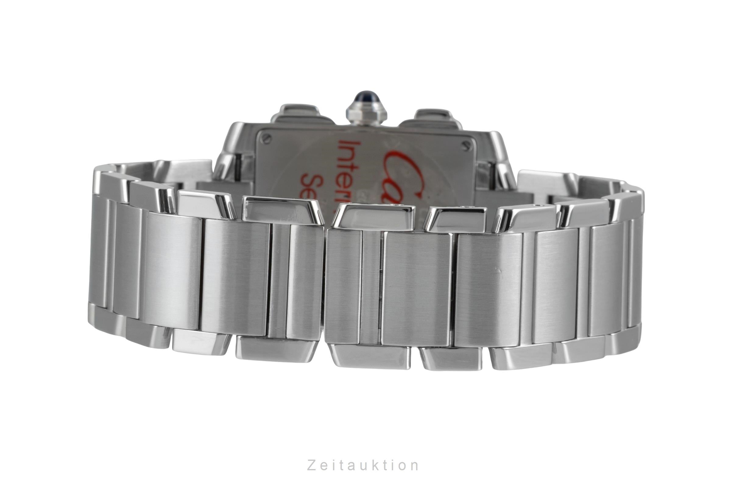Cartier Tank Francaise chronograph steel quartz unisex W51001Q3  [2506202]