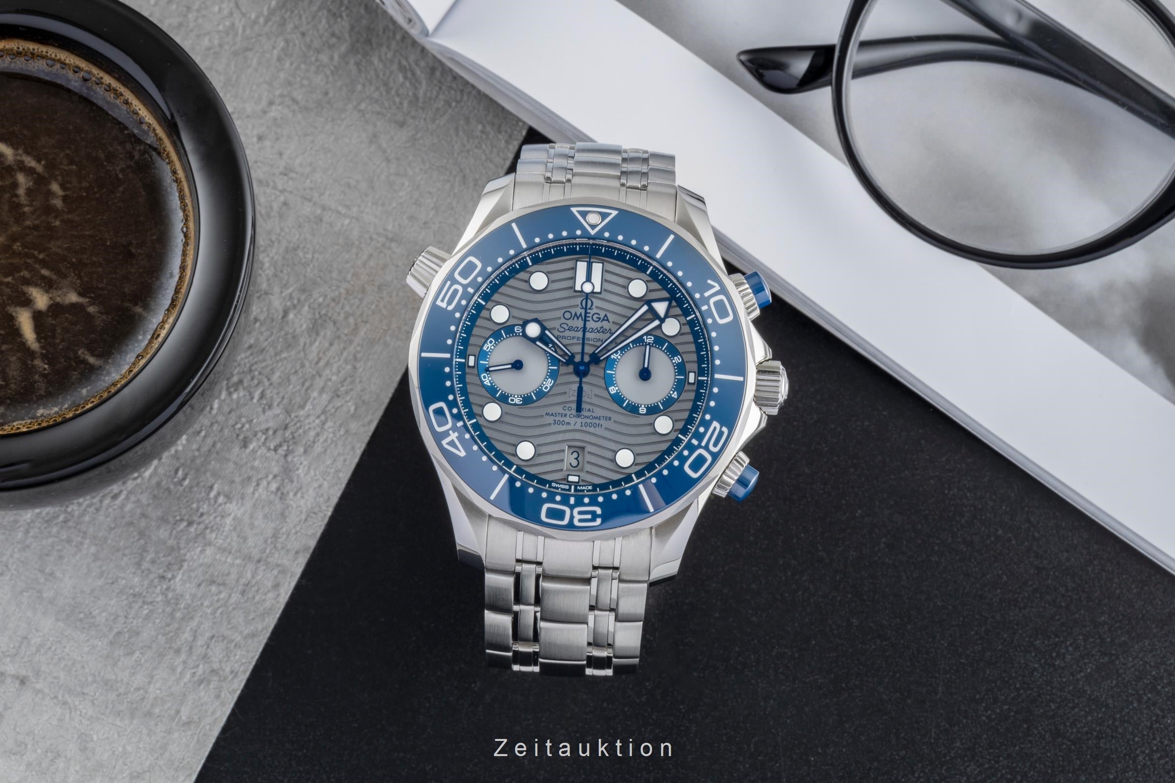 Omega Seamaster chronographe acier automatique montre pour hommes 210.30.44.51.06.001 LP: 9300EUR  [2506203]