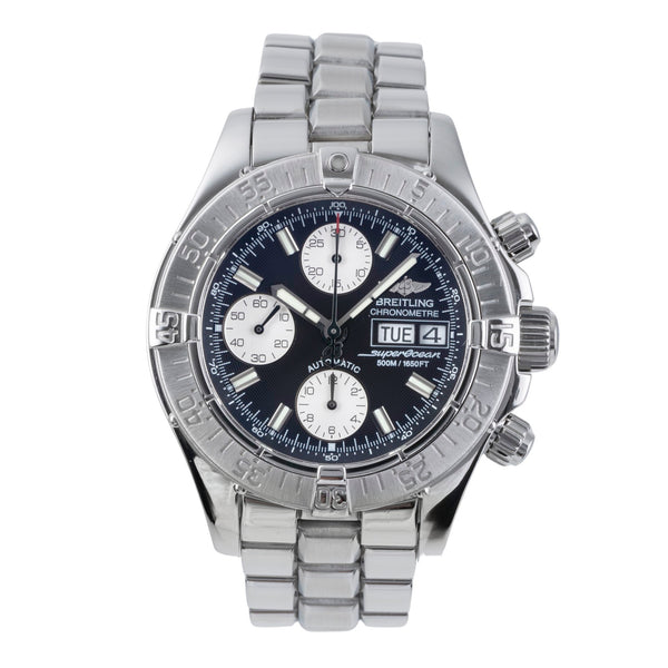 Breitling Superocean Chronograph chronographe acier automatique montre pour hommes A13340  [2506207]