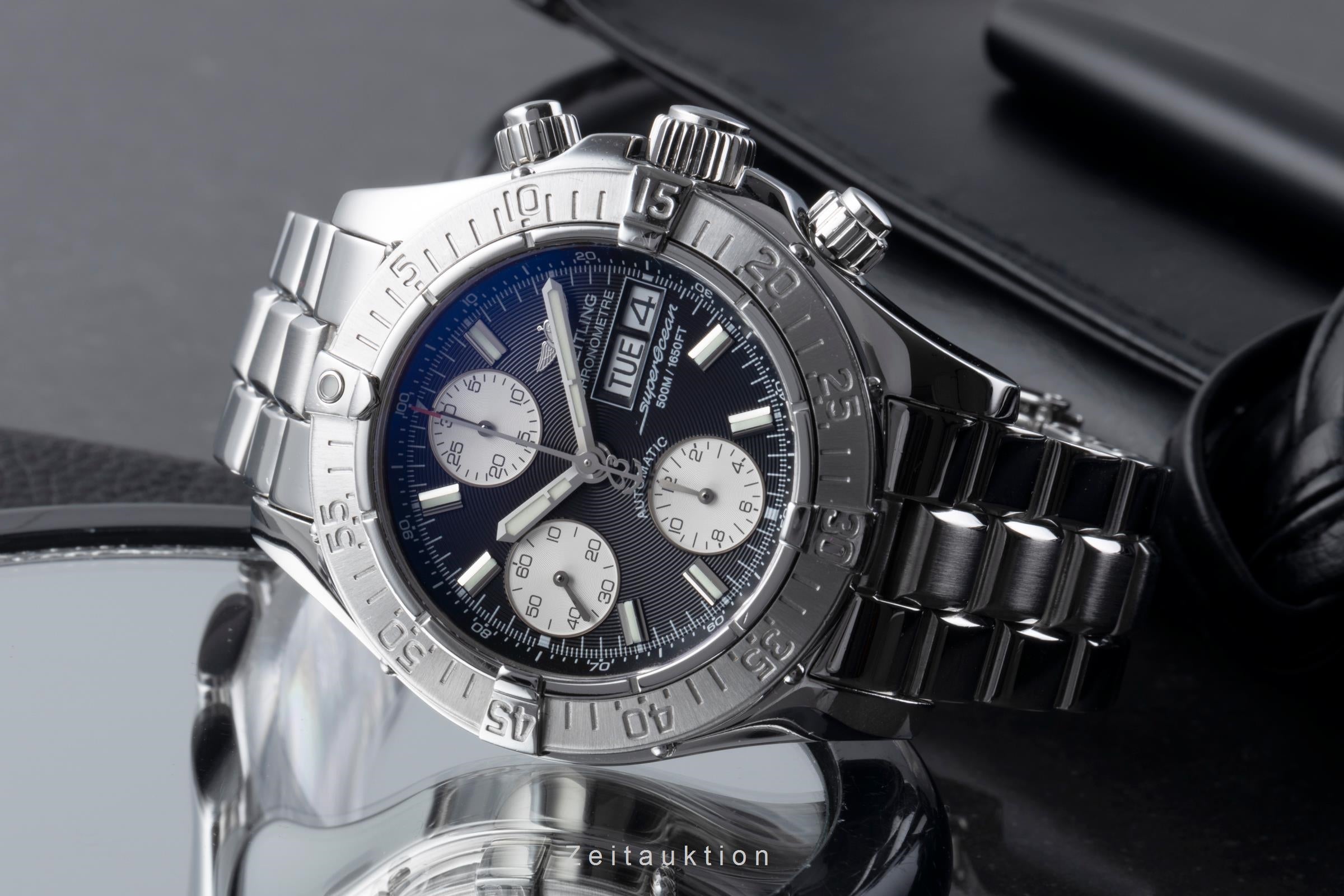 Breitling Superocean Chronograph chronographe acier automatique montre pour hommes A13340  [2506207]
