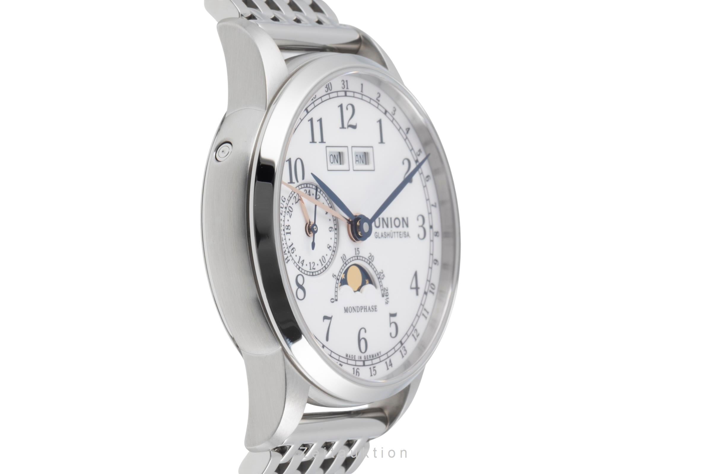 Union Glashütte 1893 acciaio carica manuale orologio da uomo D007.458.11.017.00 LP: 3200EUR  [2506208]