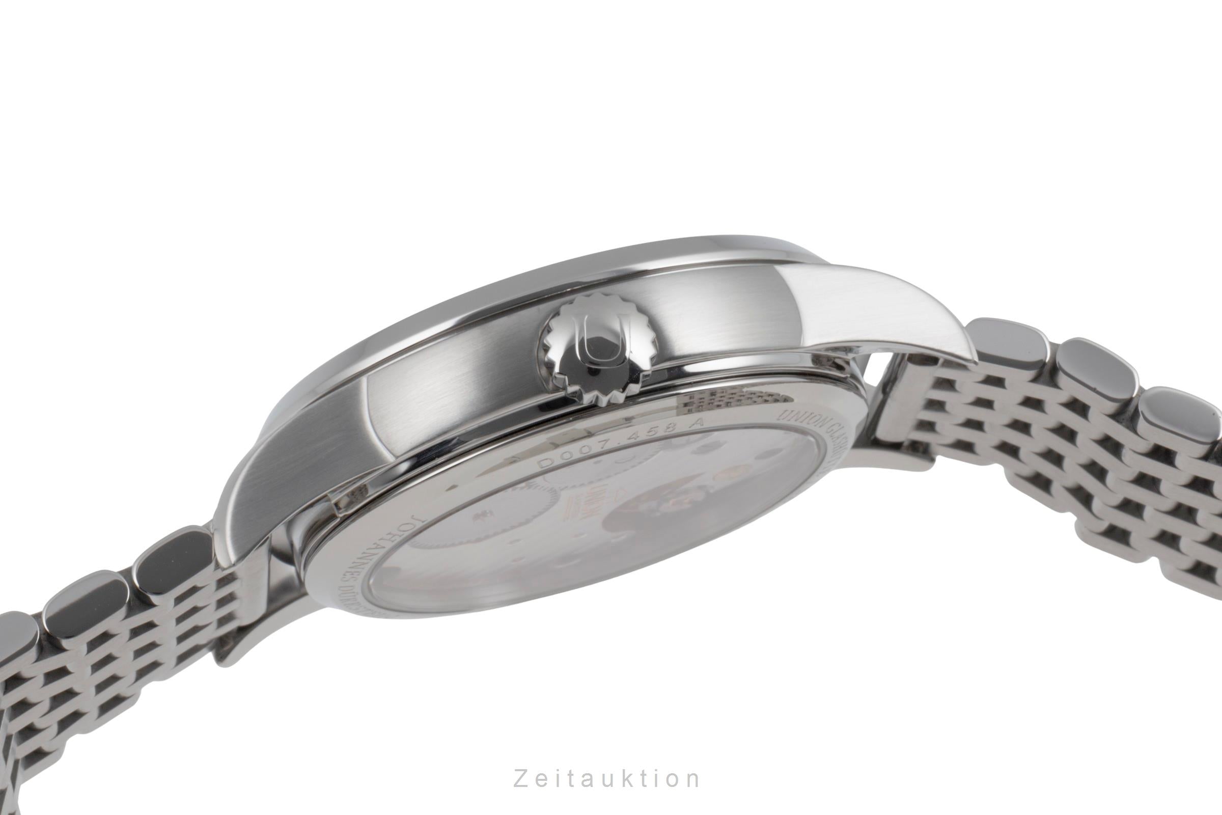 Union Glashütte 1893 acciaio carica manuale orologio da uomo D007.458.11.017.00 LP: 3200EUR  [2506208]