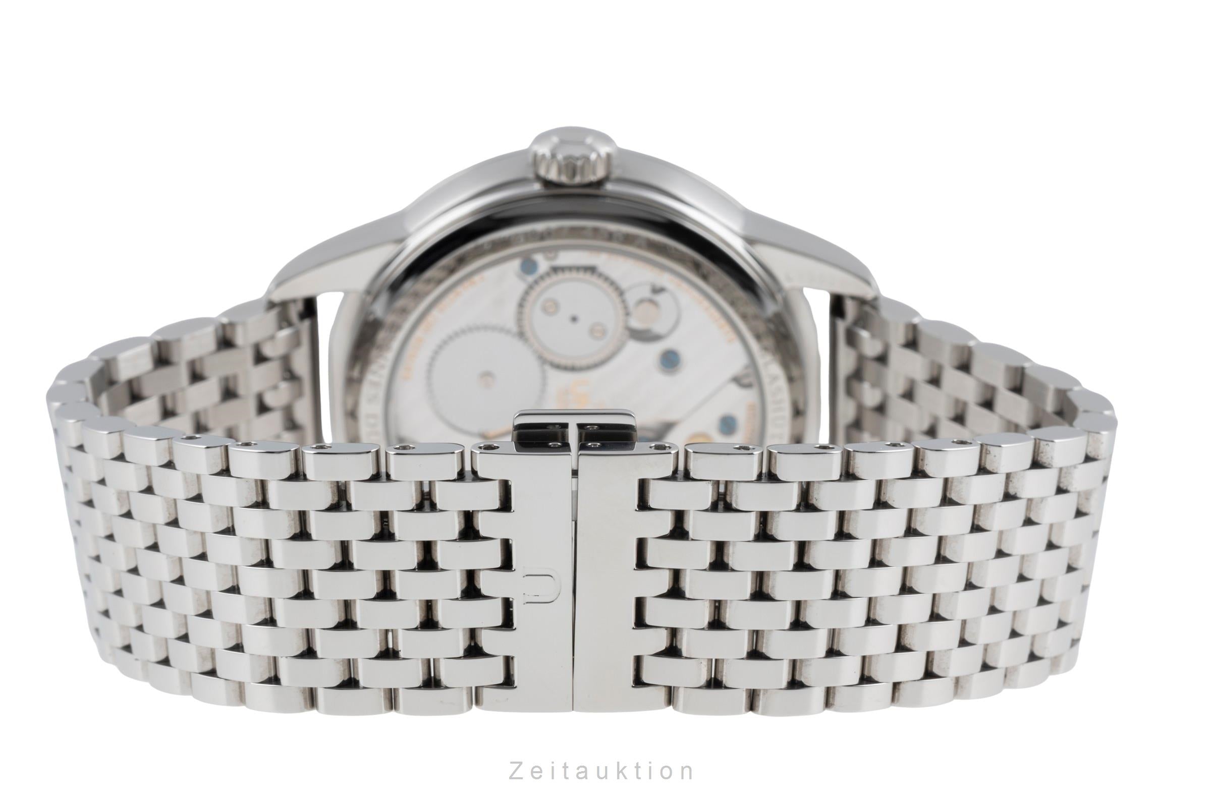 Union Glashütte 1893 acciaio carica manuale orologio da uomo D007.458.11.017.00 LP: 3200EUR  [2506208]