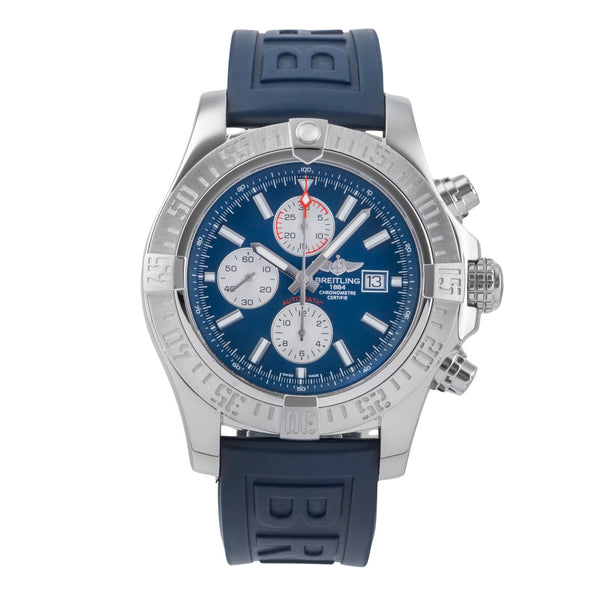 Breitling Avenger II chronographe acier automatique montre pour hommes A13371  [2506209]