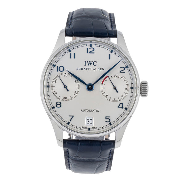 IWC Portugieser acier automatique montre pour hommes IW500107 LP: 14000EUR  [2506210]