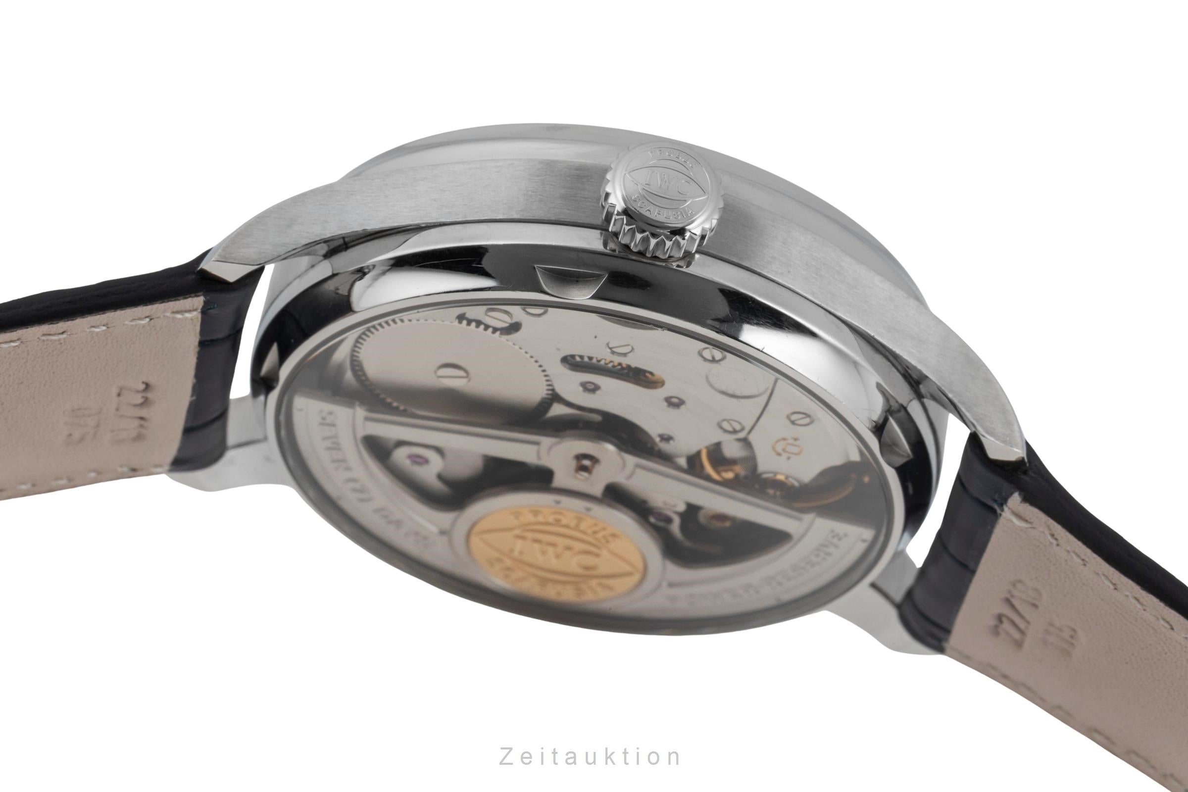 IWC Portugieser acier automatique montre pour hommes IW500107 LP: 14000EUR  [2506210]