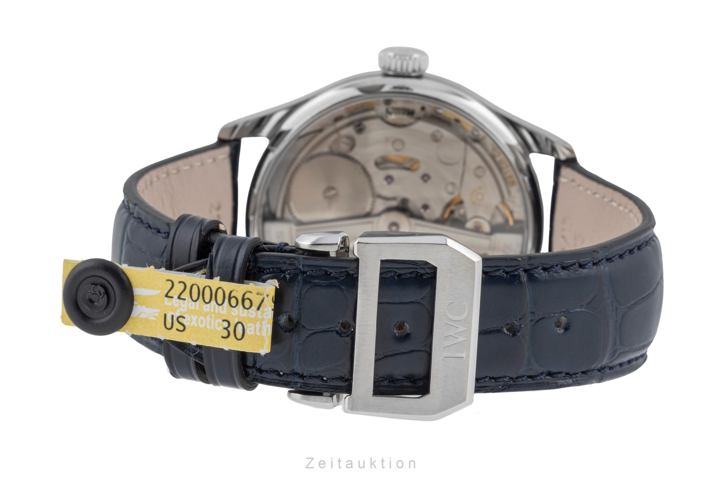 IWC Portugieser acier automatique montre pour hommes IW500107 LP: 14000EUR  [2506210]