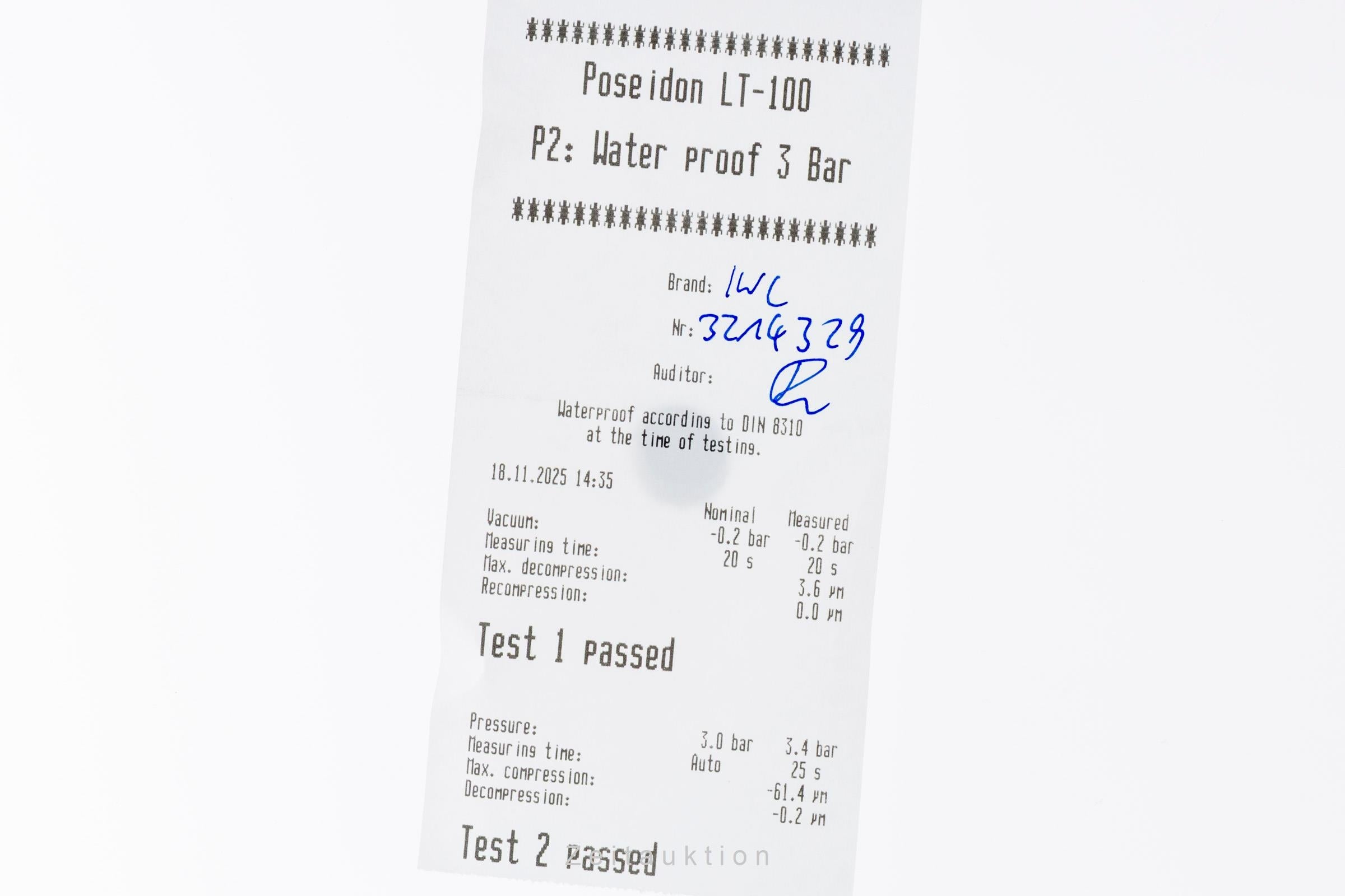 IWC Portugieser acier automatique montre pour hommes IW500107 LP: 14000EUR  [2506210]