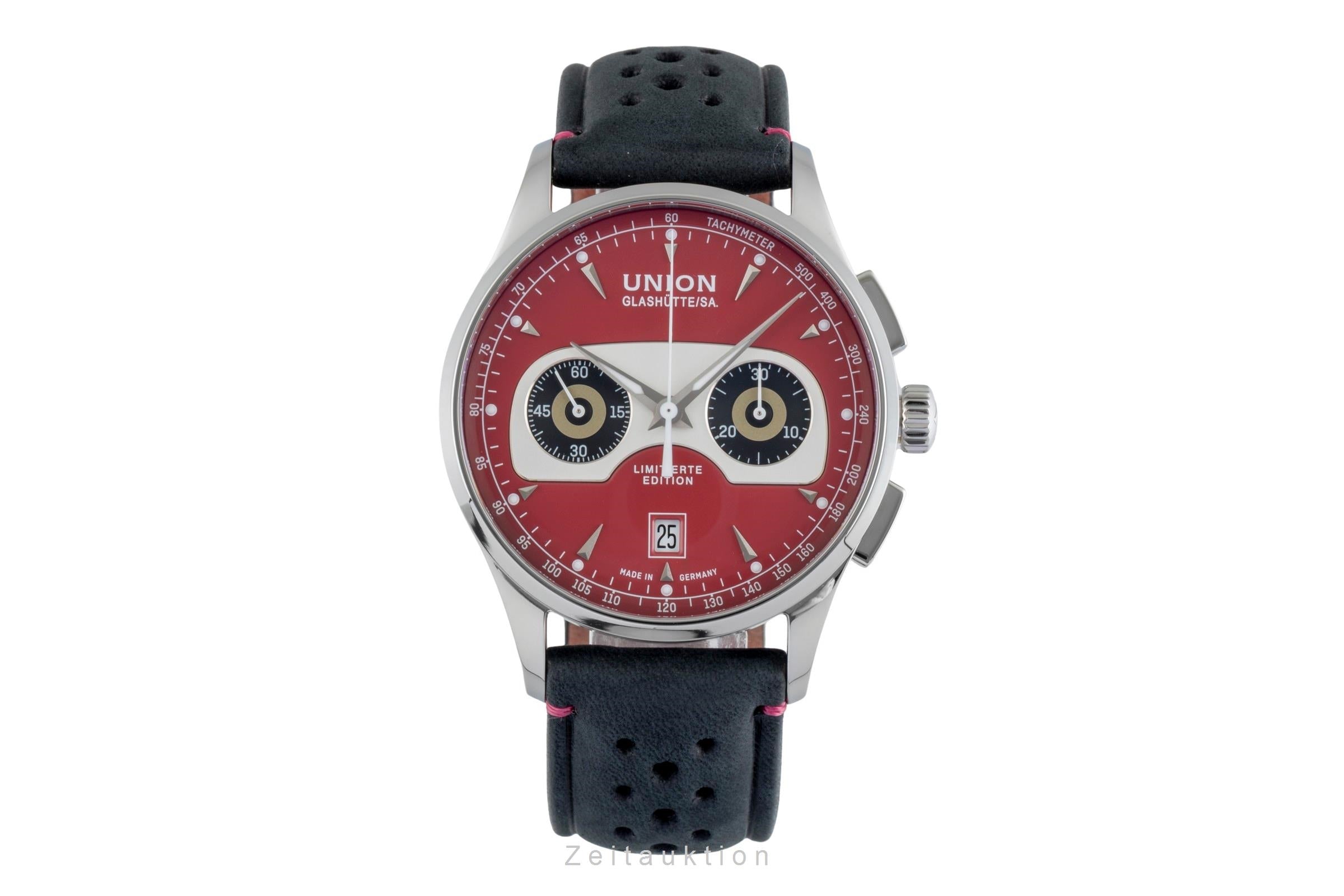 Union Glashütte Noramis chronographe acier automatique montre pour hommes D008.427.16.421.09 Limited  [2506211]