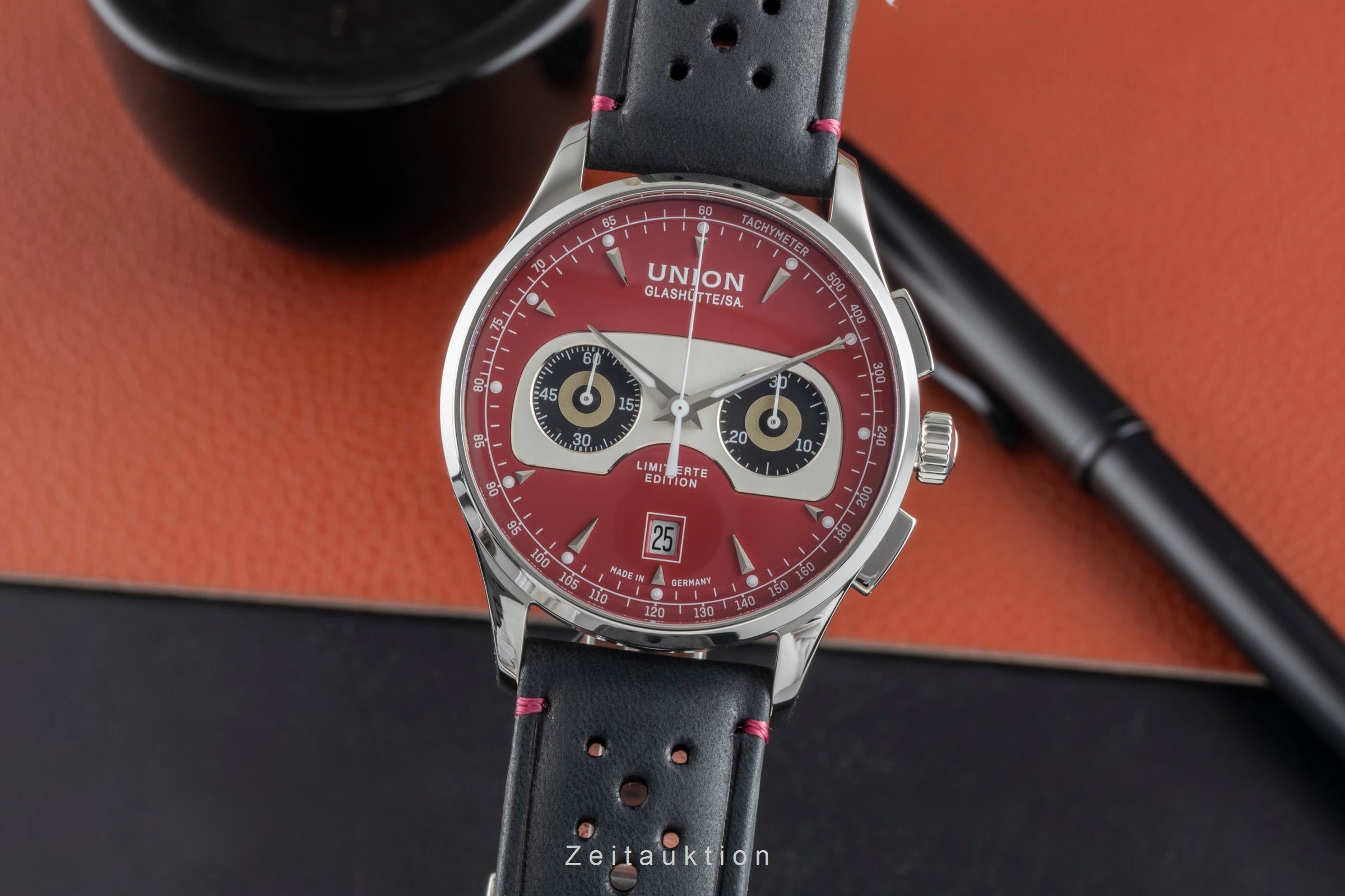 Union Glashütte Noramis chronographe acier automatique montre pour hommes D008.427.16.421.09 Limited  [2506211]