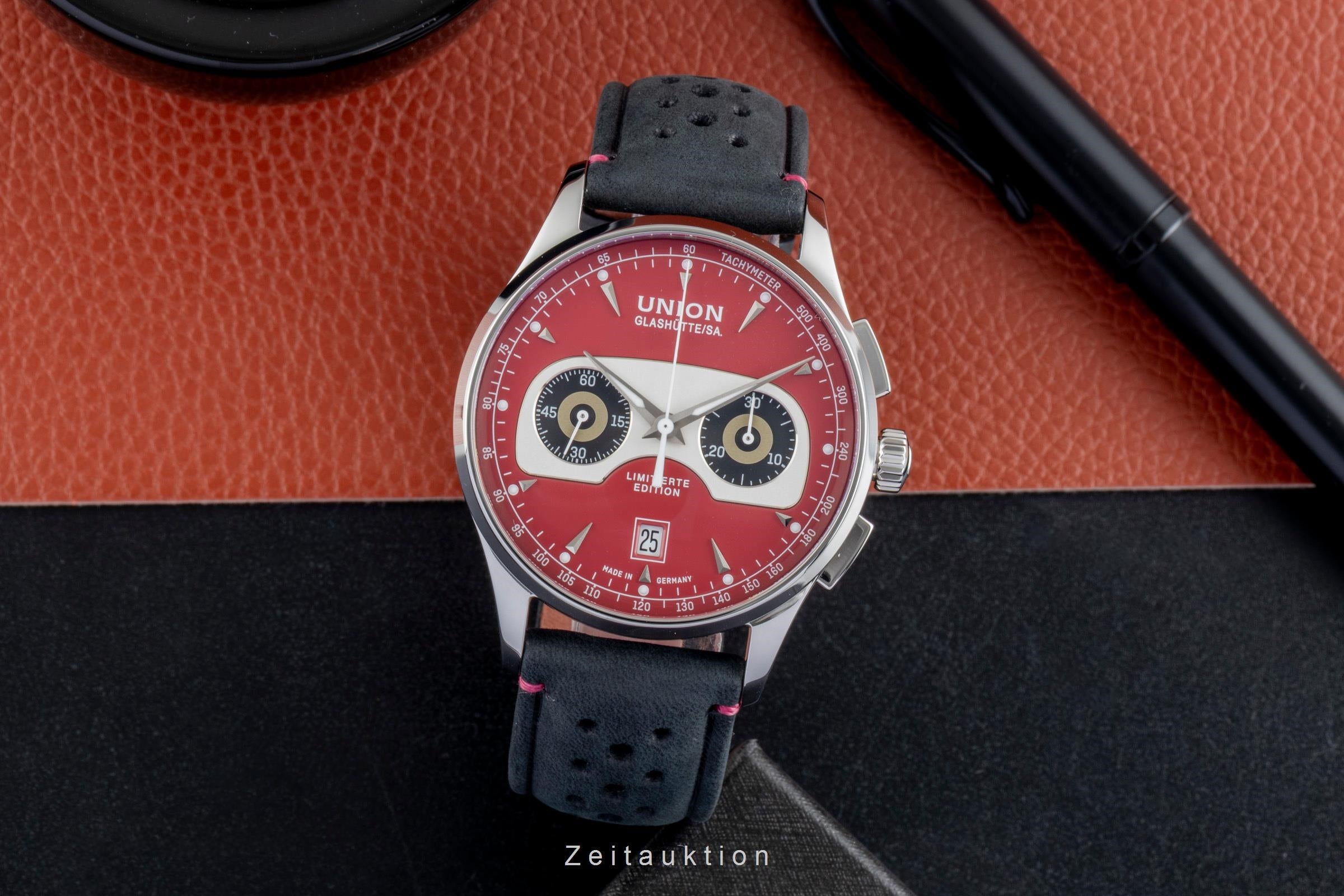 Union Glashütte Noramis chronographe acier automatique montre pour hommes D008.427.16.421.09 Limited  [2506211]