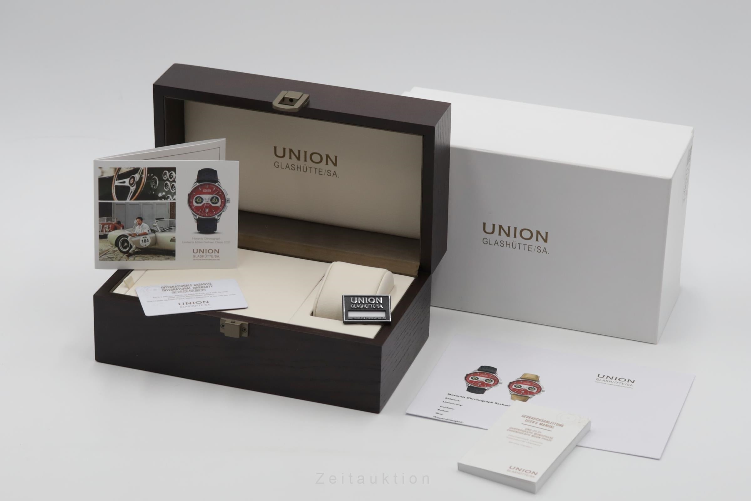 Union Glashütte Noramis chronographe acier automatique montre pour hommes D008.427.16.421.09 Limited  [2506211]